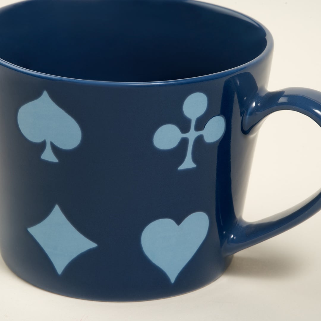 Luohu Porselen Kupa 360 Ml Mavi