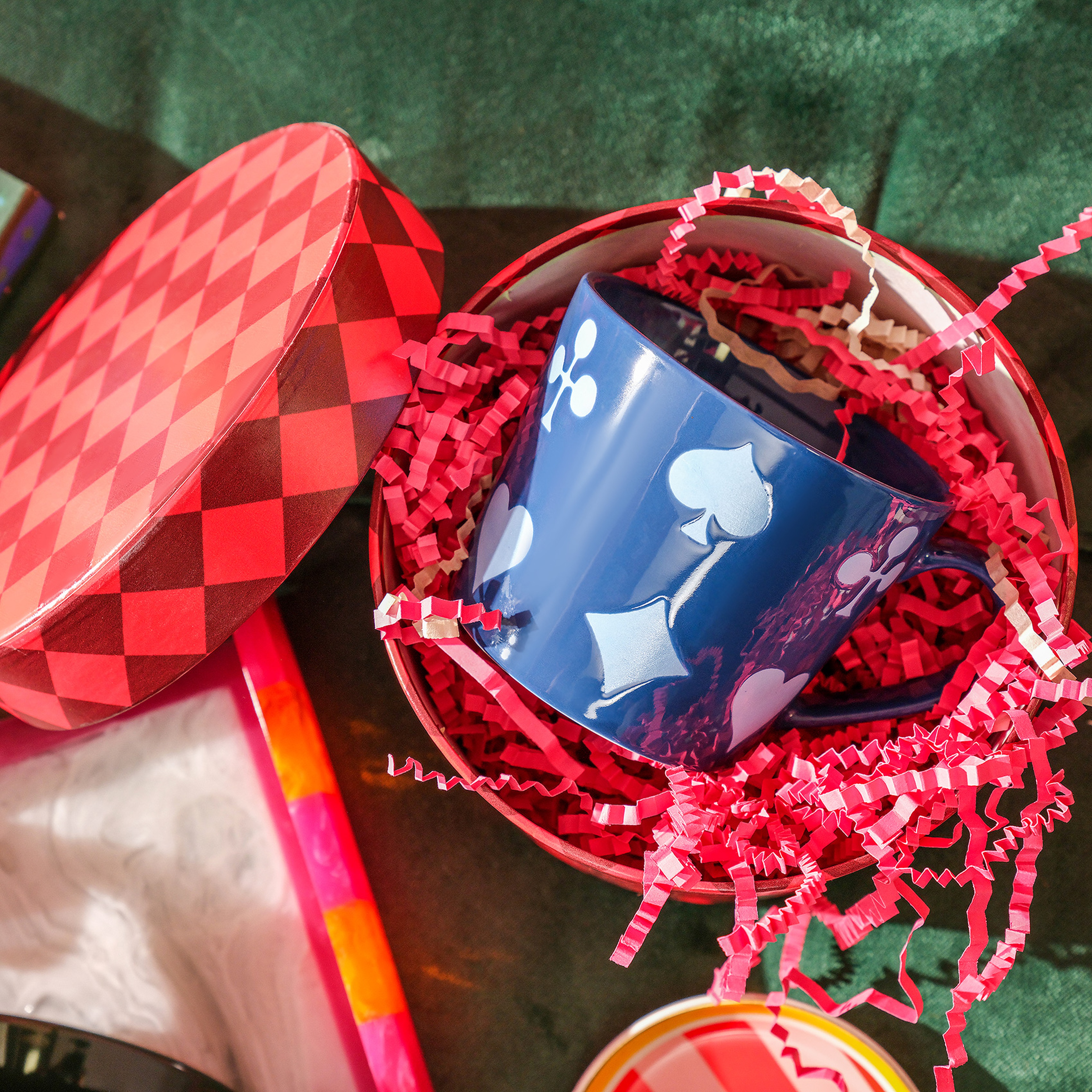 Luohu Porselen Kupa 360 Ml Mavi