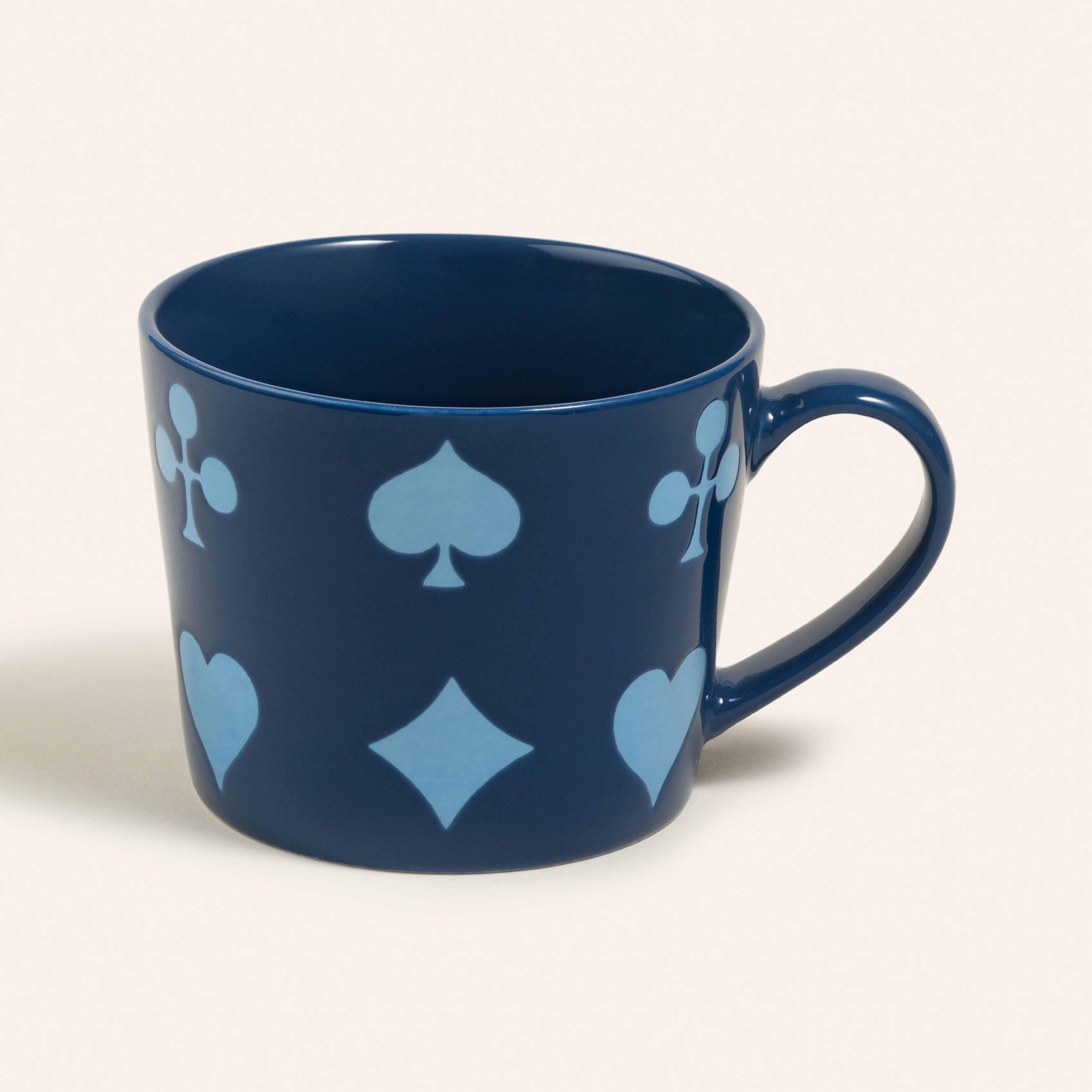 Luohu Porselen Kupa 360 Ml Mavi