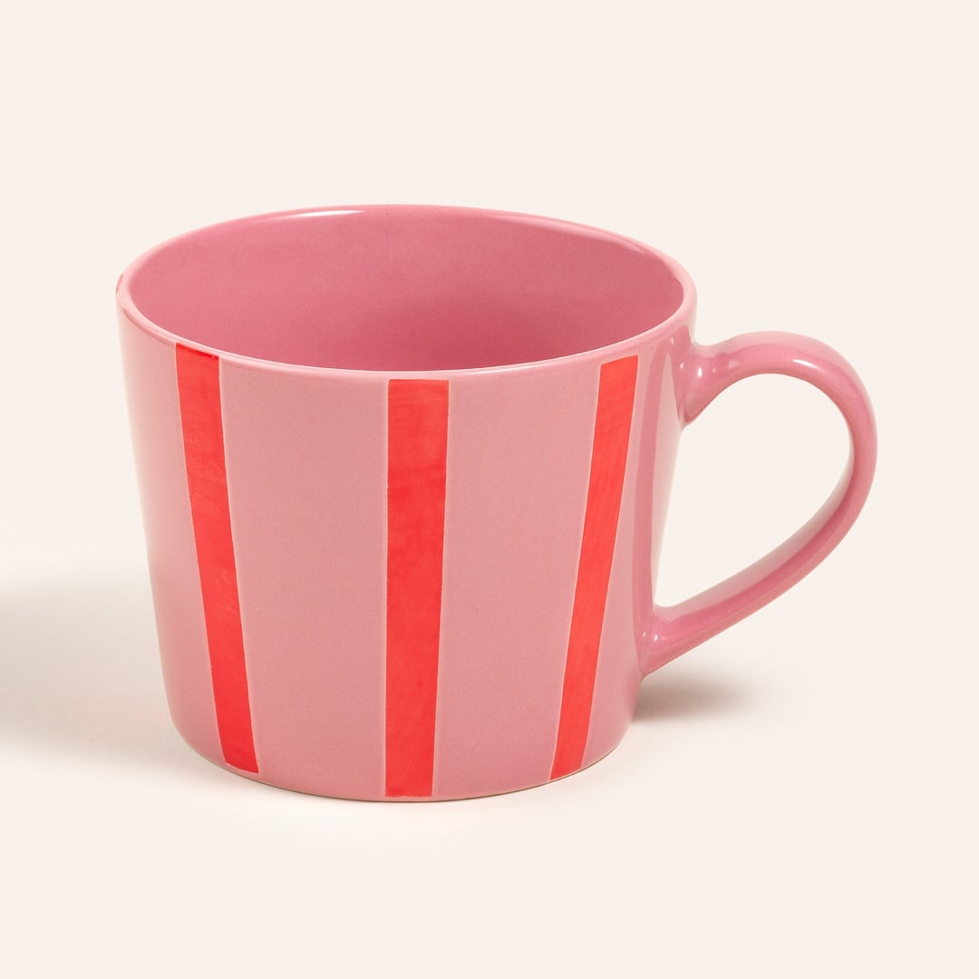 Luohu Porselen Kupa 360 Ml Pembe