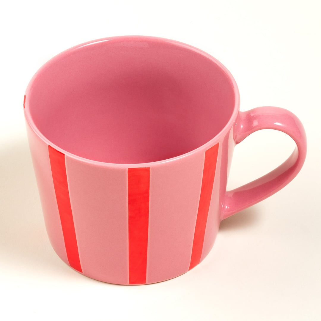 Luohu Porselen Kupa 360 Ml Pembe