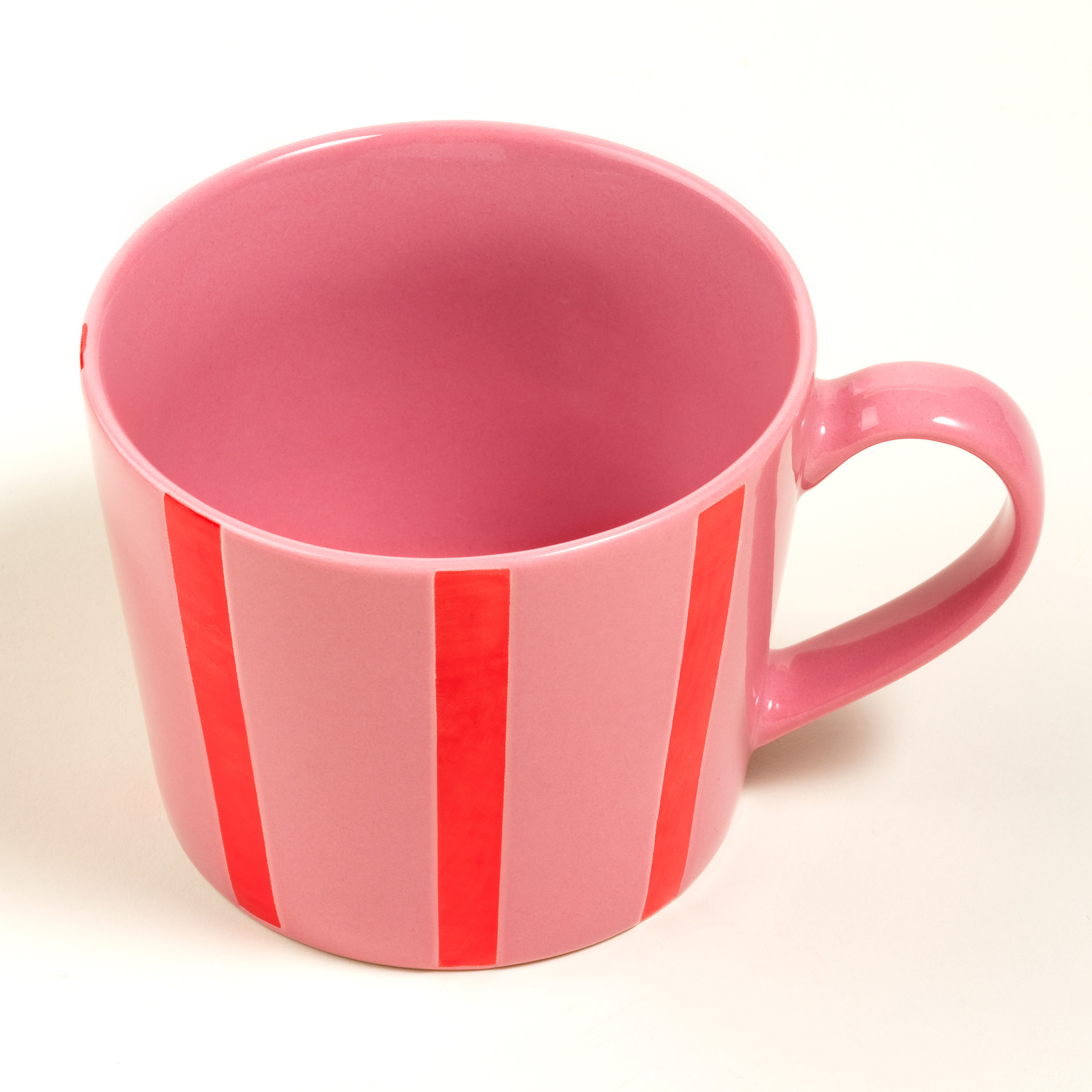 Luohu Porselen Kupa 360 Ml Pembe