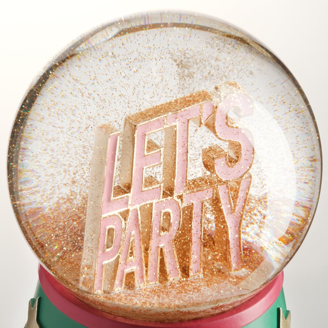 Meılın Cam Kar Küresi 10x10x13 Cm Yeşil