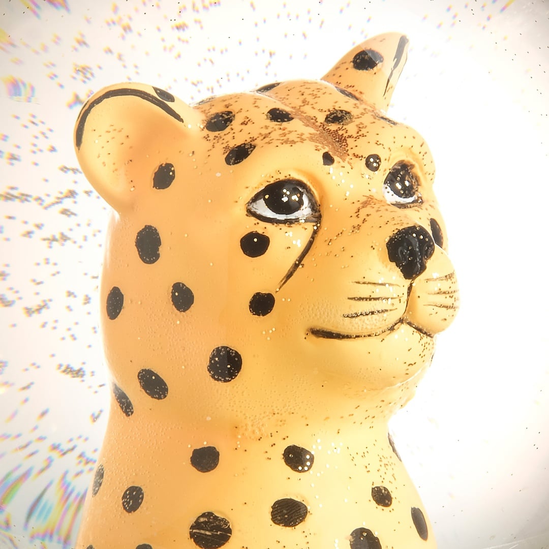 Meılın Cam Kar Küresi 10x10x13 Cm Sarı - Pembe