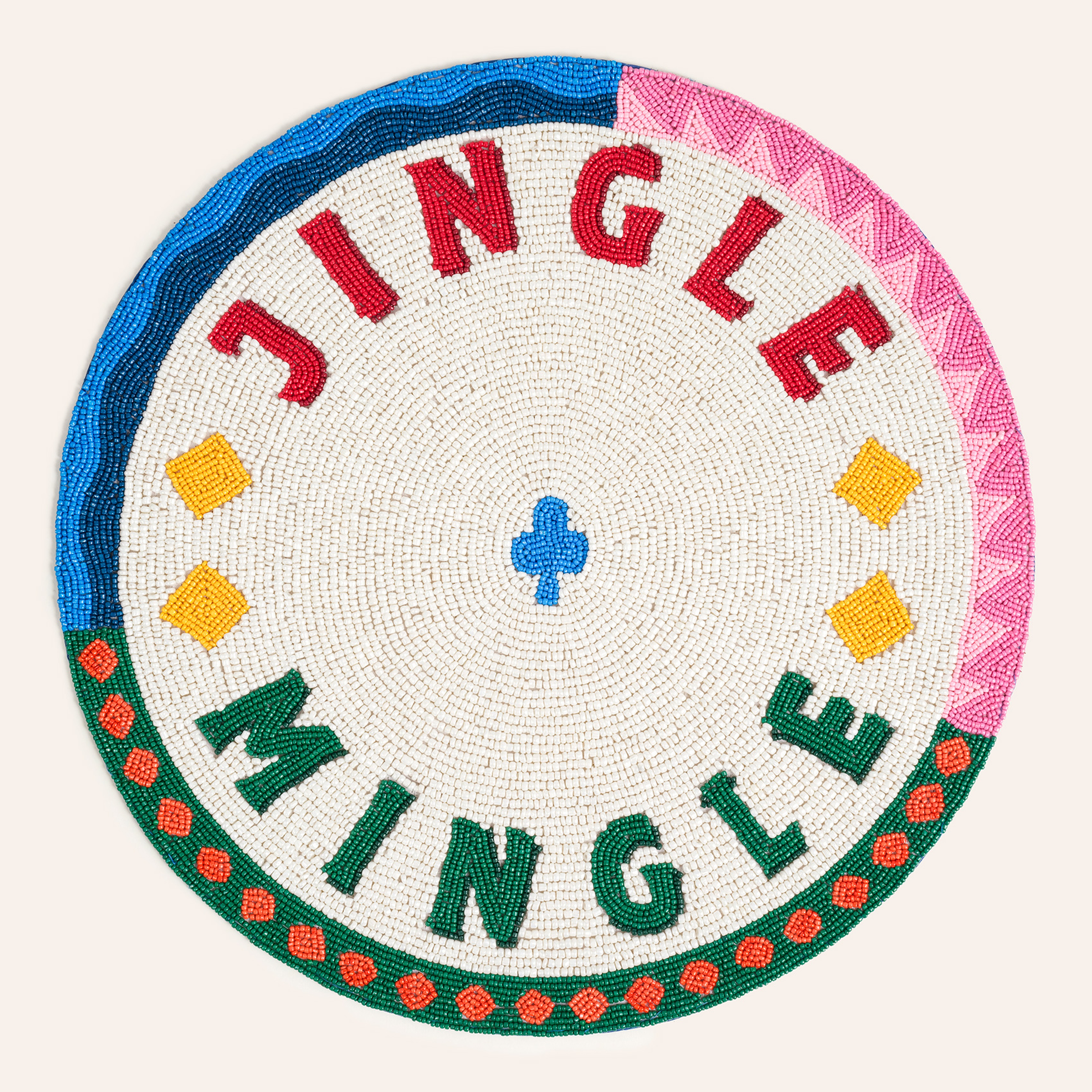 Dadrı Cam - Polyester Amerikan Servis 35 Cm Beyaz