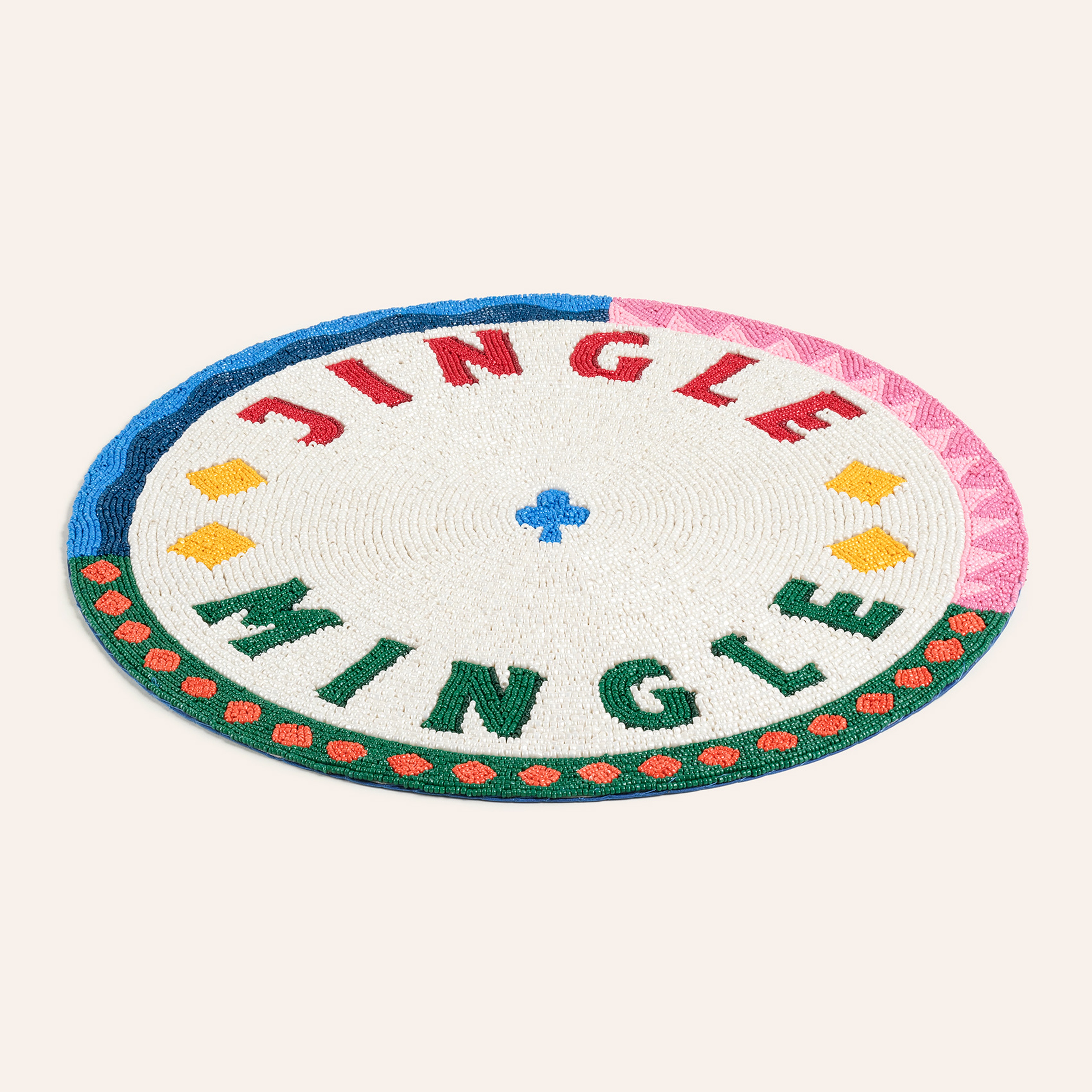 Dadrı Cam - Polyester Amerikan Servis 35 Cm Beyaz