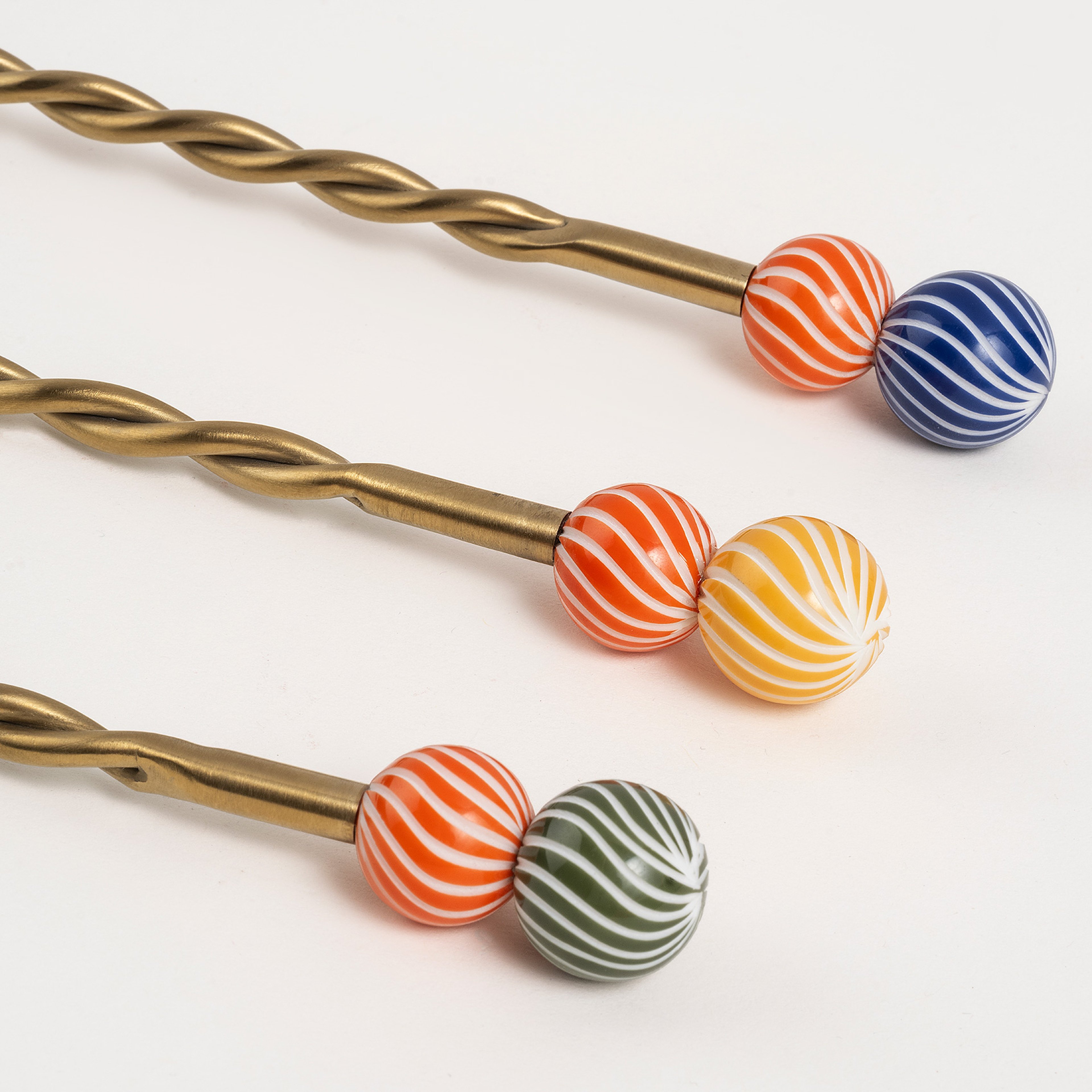 Rampur Çelik - Pirinç Çkb Seti 4x26x2 Cm Altın - Renkli