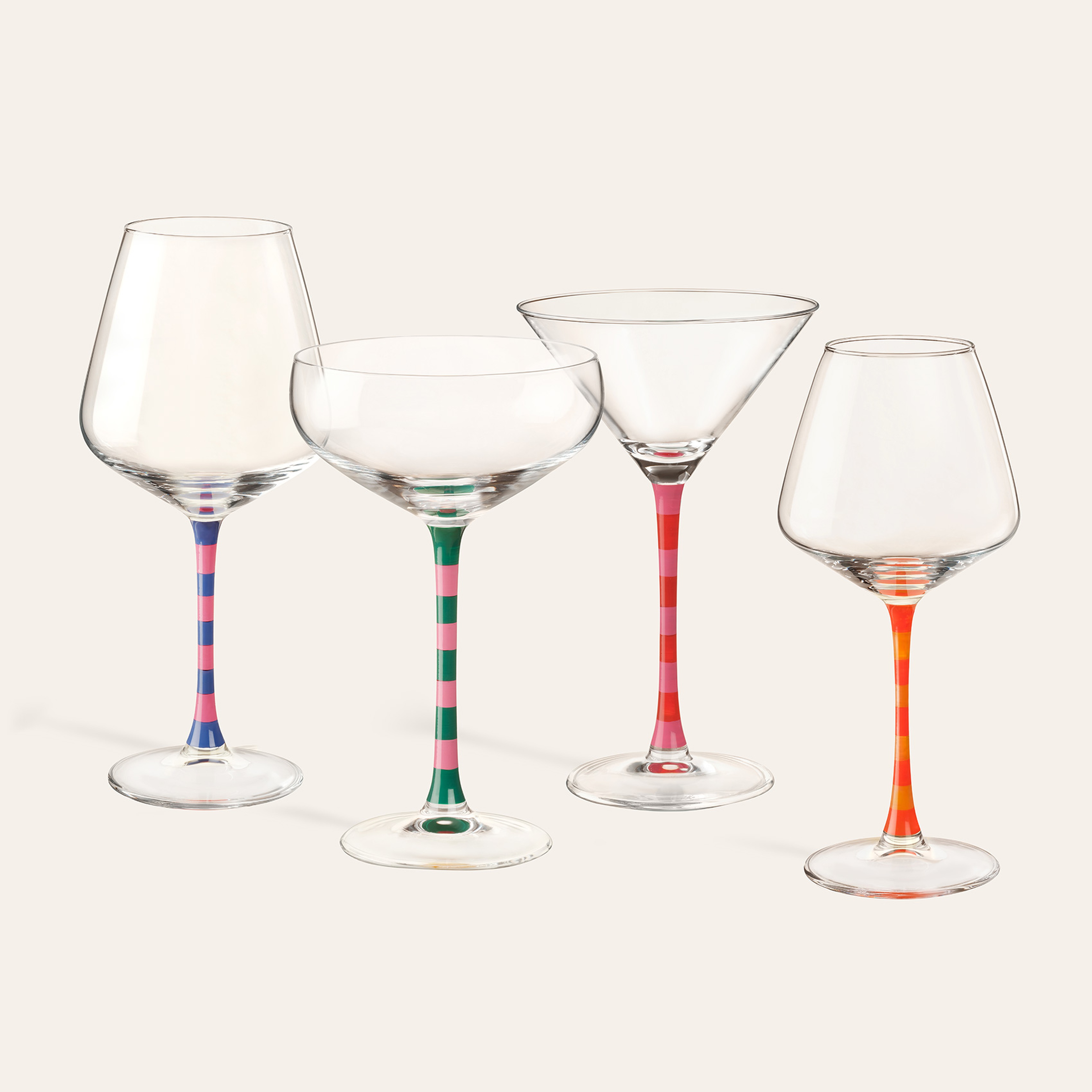 Loess Cam Kadeh 440 Ml Sarı - Turuncu