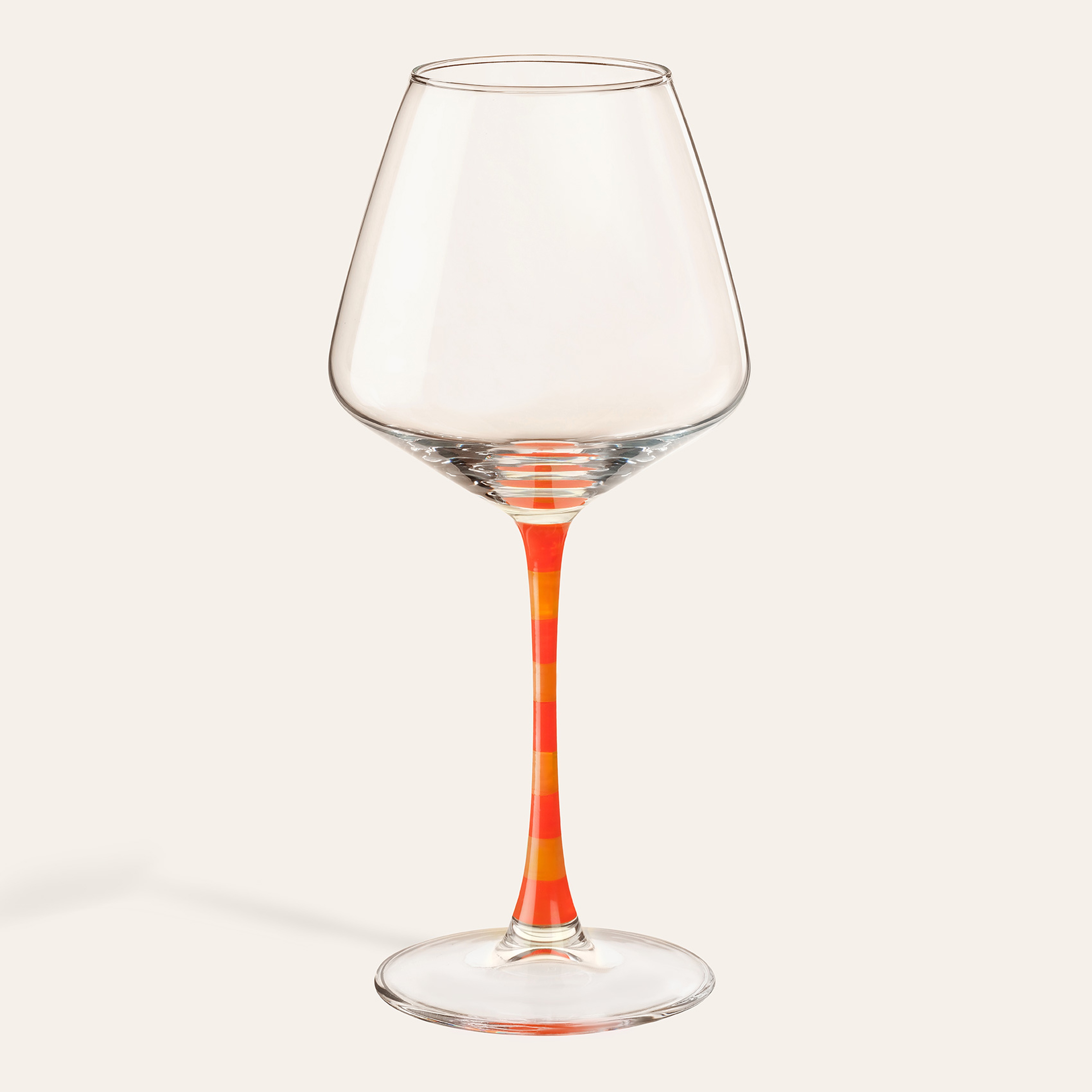 Loess Cam Kadeh 440 Ml Sarı - Turuncu