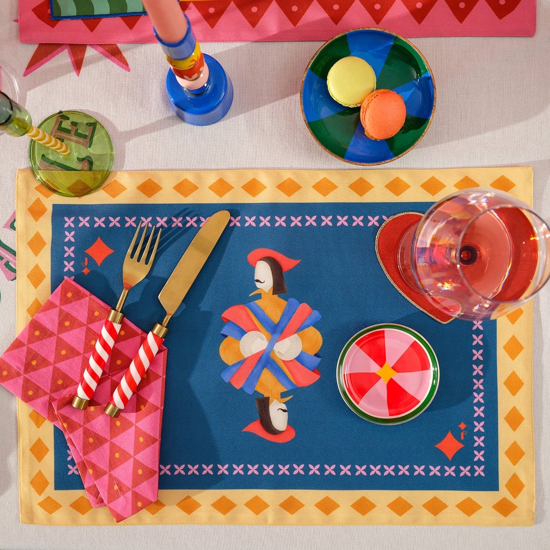 Nilüfer Dijital Baskılı Polyester Amerikan Servis 35x50 Cm Sarı