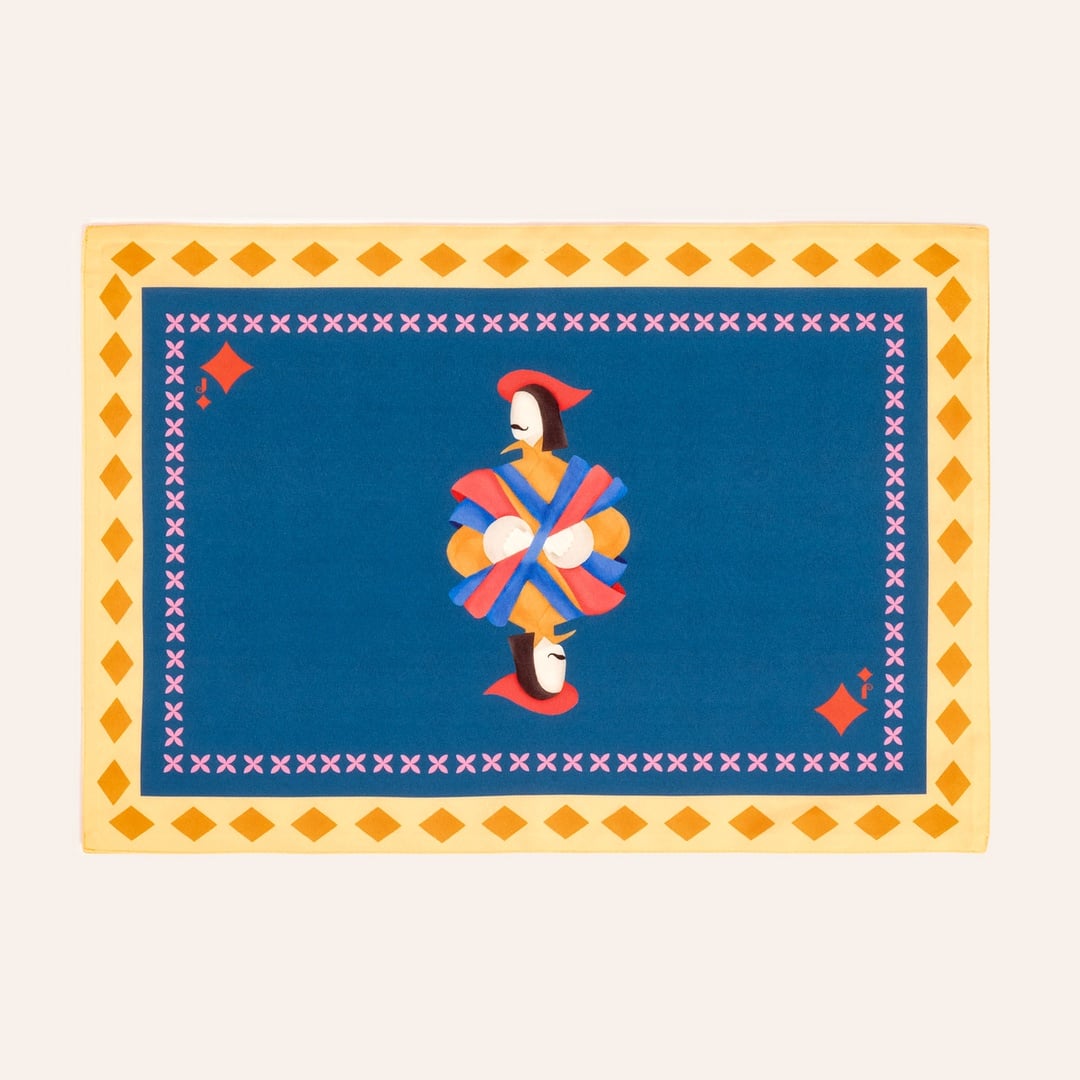 Nilüfer Dijital Baskılı Polyester Amerikan Servis 35x50 Cm Sarı