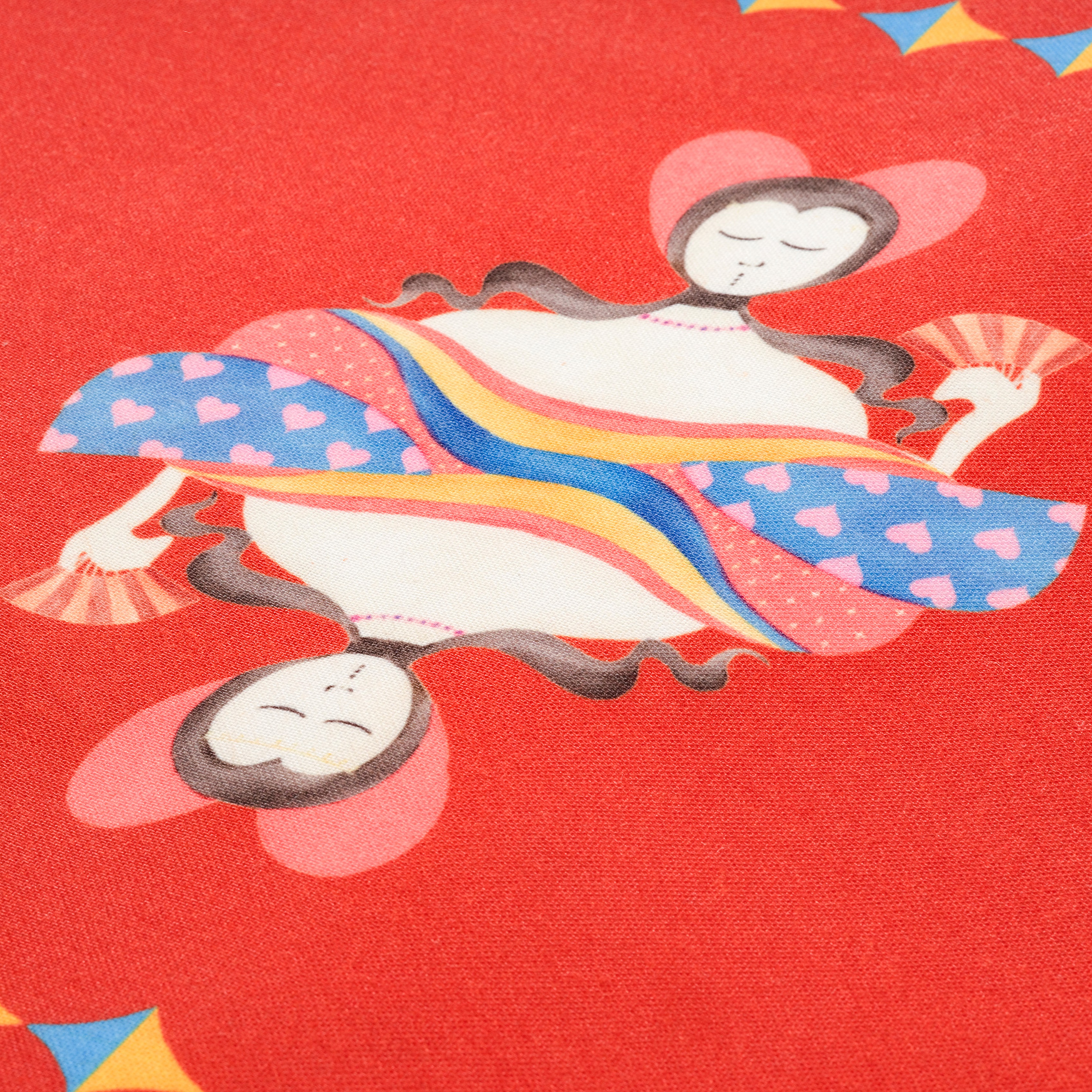 Nilüfer Dijital Baskılı Polyester Amerikan Servis 35x50 Cm Açık Mavi