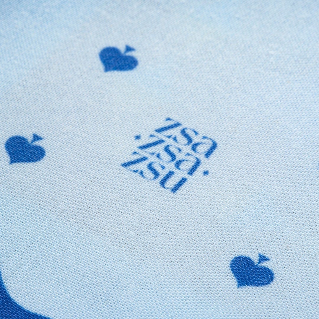 Nilüfer Dijital Baskılı Polyester Amerikan Servis 35x50 Cm Açık Mavi