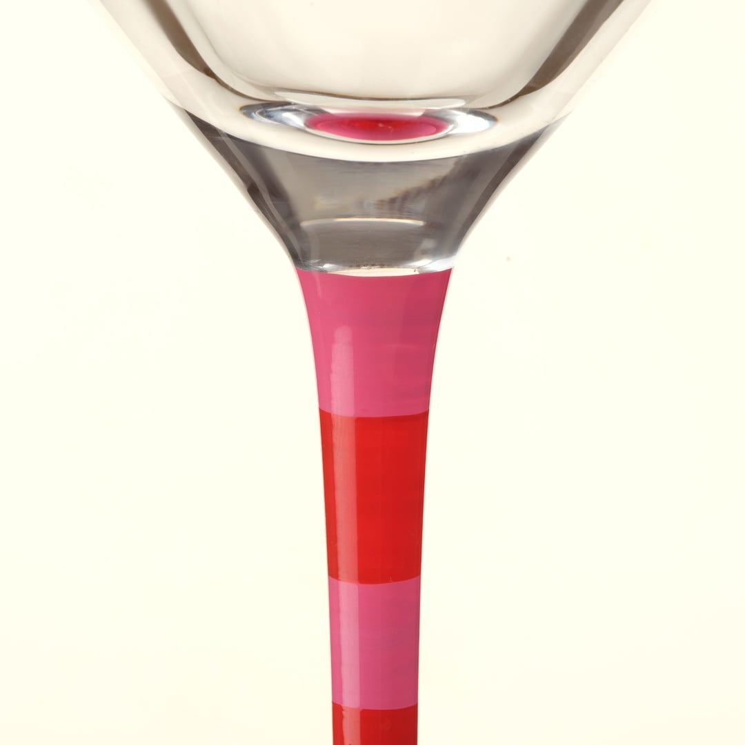 Loess Cam Kadeh 230 Ml Fuşya - Pembe