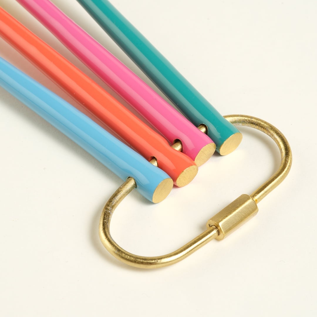 Tanda Çelik Ölçü Kaşık Seti 15x4x2 Cm Altın - Renkli