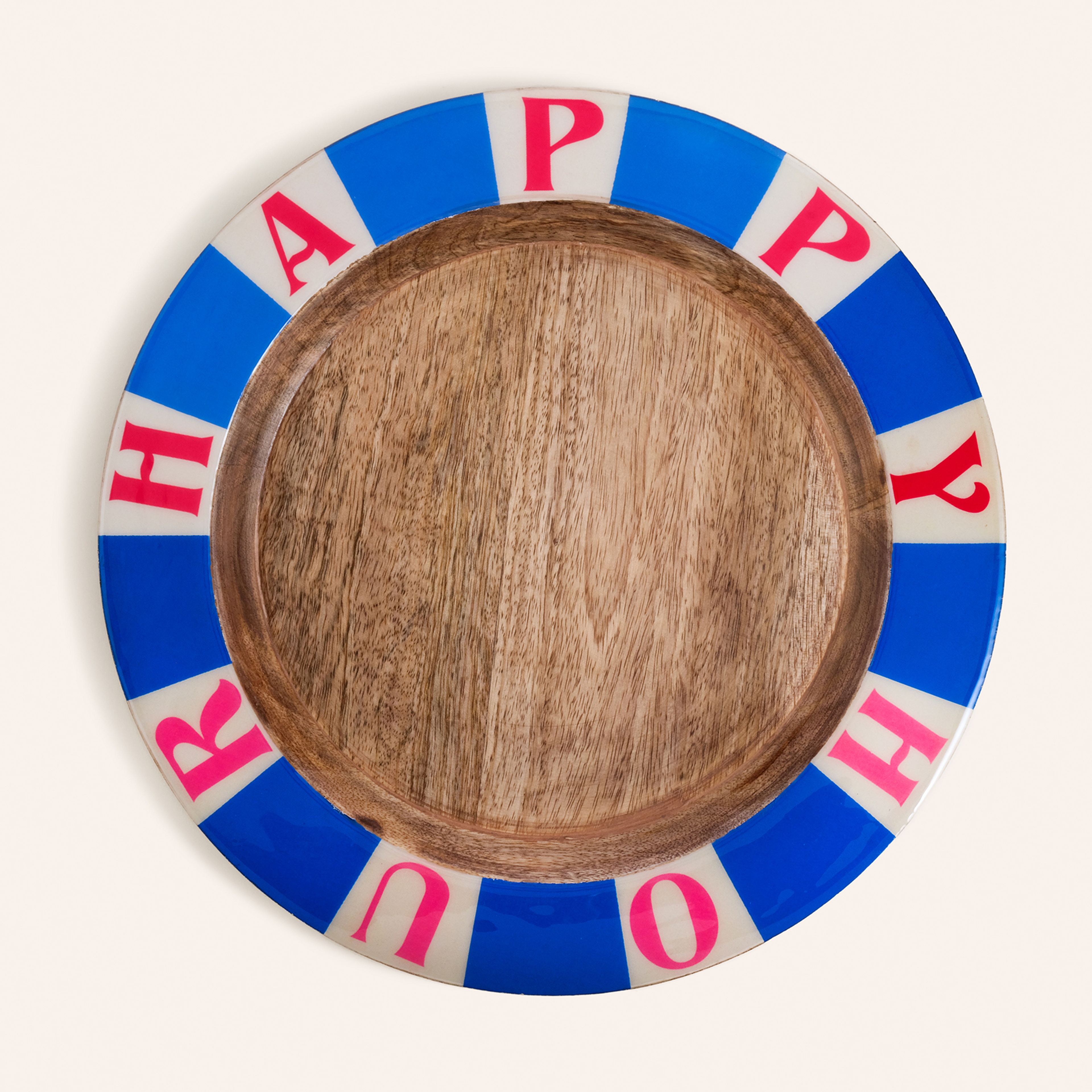 Lakrı Mango Ağacı Supla 32x32x3 Cm Mavi