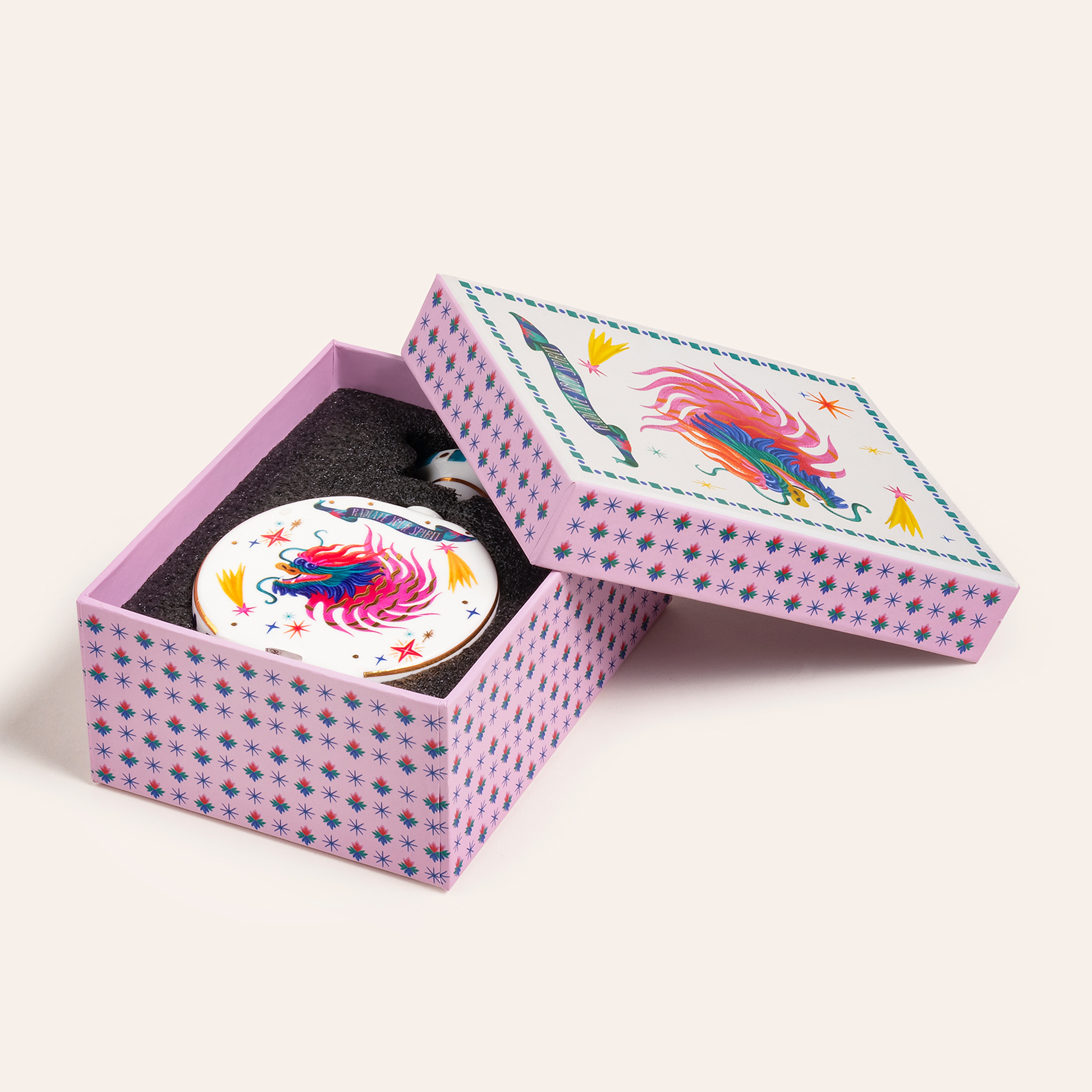 Shekou Porselen Dekoratif Obje 100 Ml Renkli