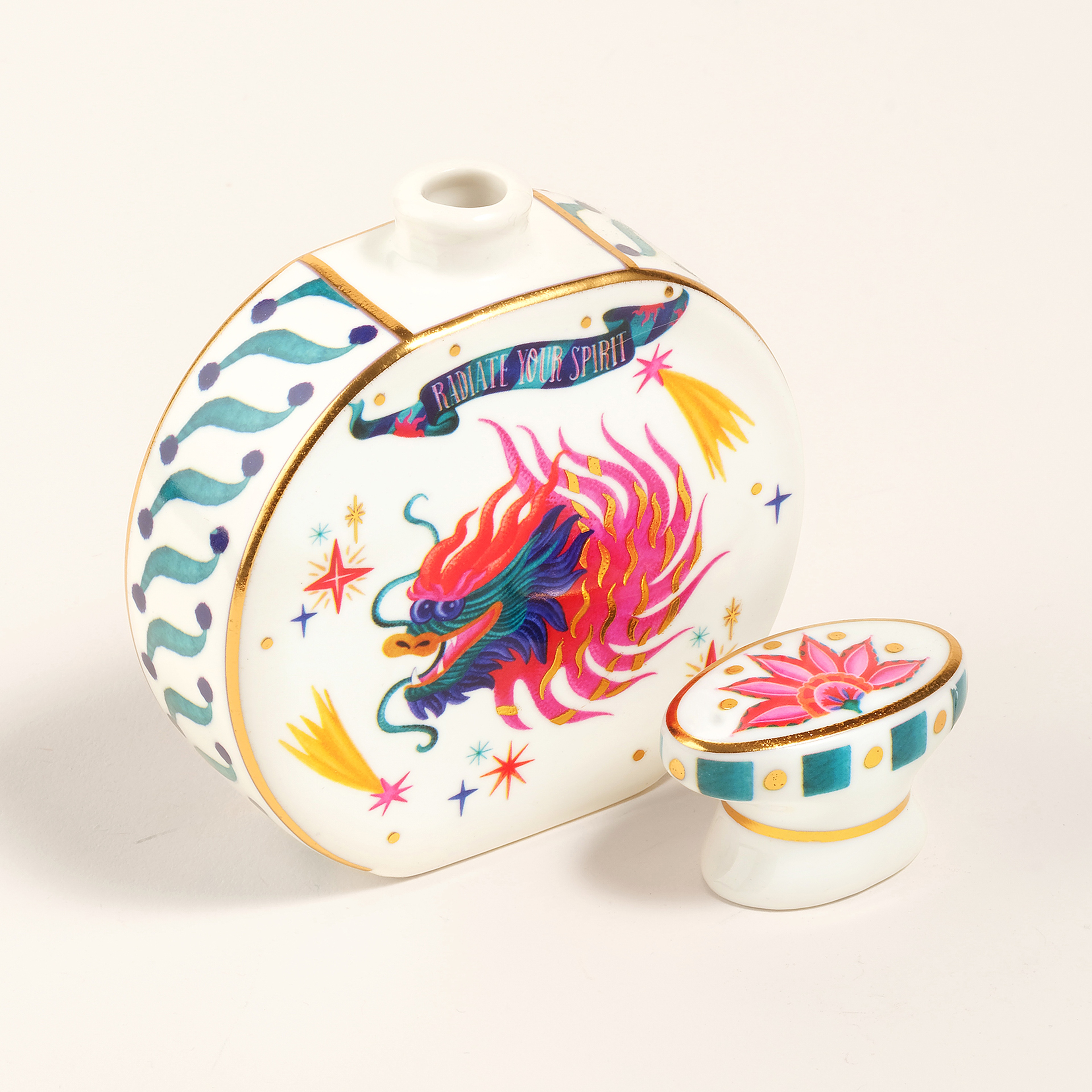 Shekou Porselen Dekoratif Obje 100 Ml Renkli