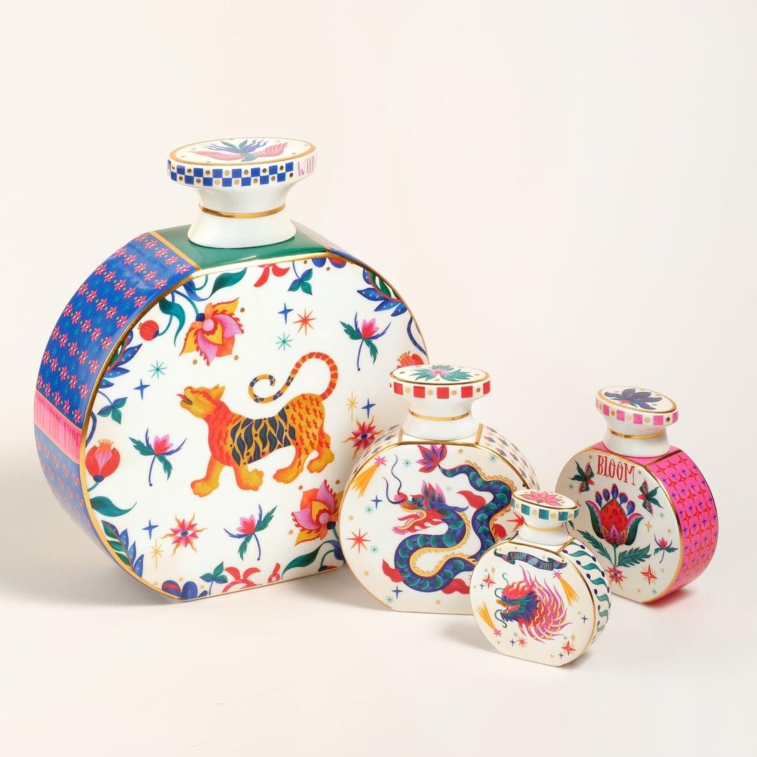 Shekou Porselen Dekoratif Obje 100 Ml Renkli