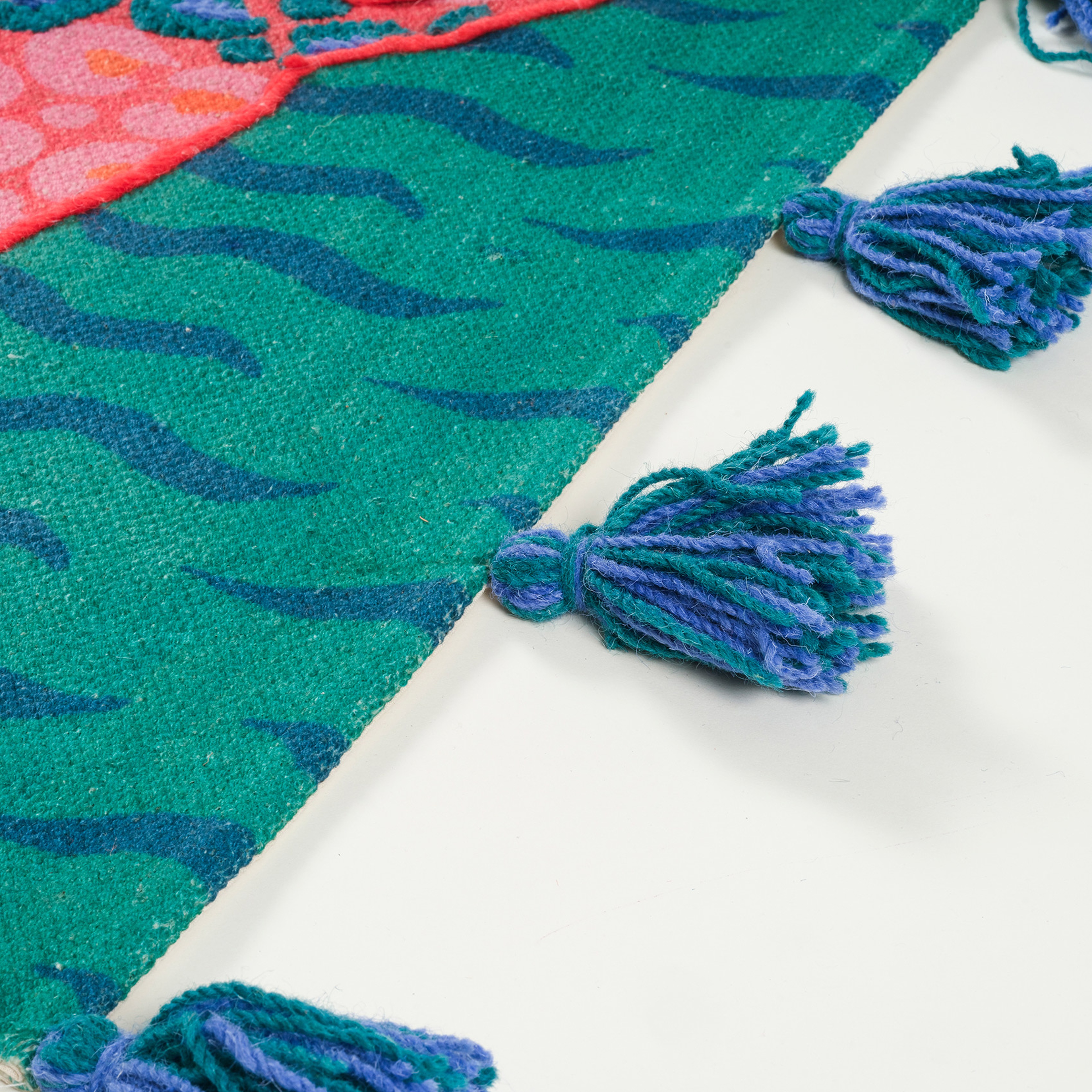 Rajna Pamuk Kilim 120x180 Cm Koyu Yeşil