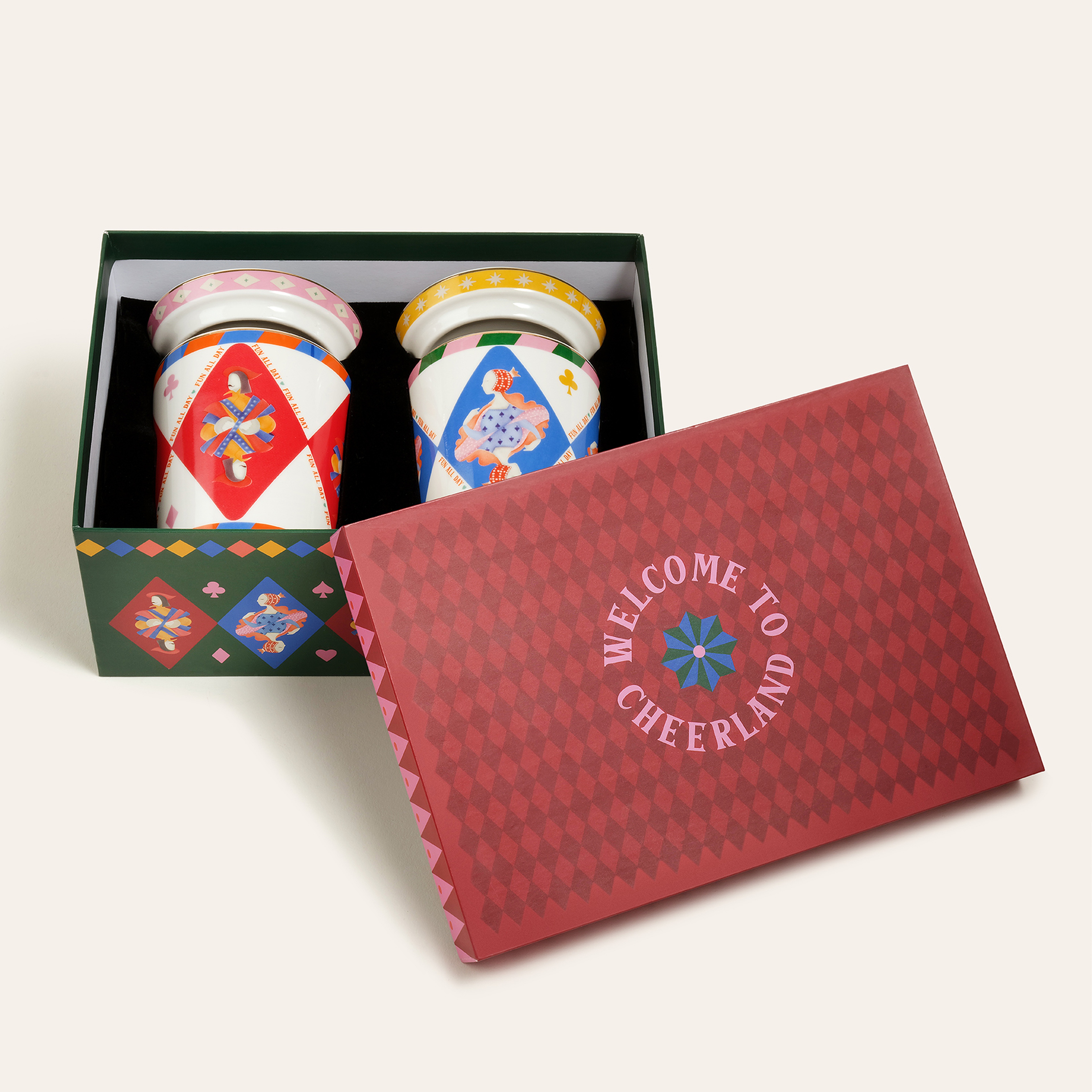 Luohu Porselen Kupa 290 Ml Renkli