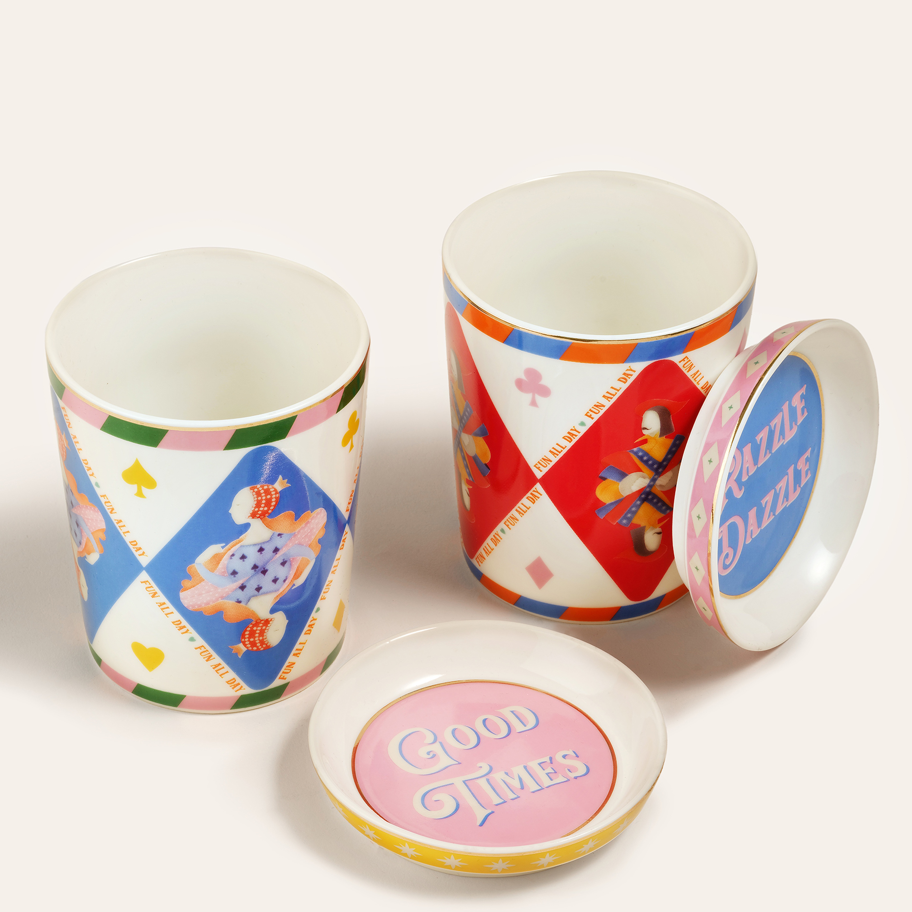 Luohu Porselen Kupa 290 Ml Renkli