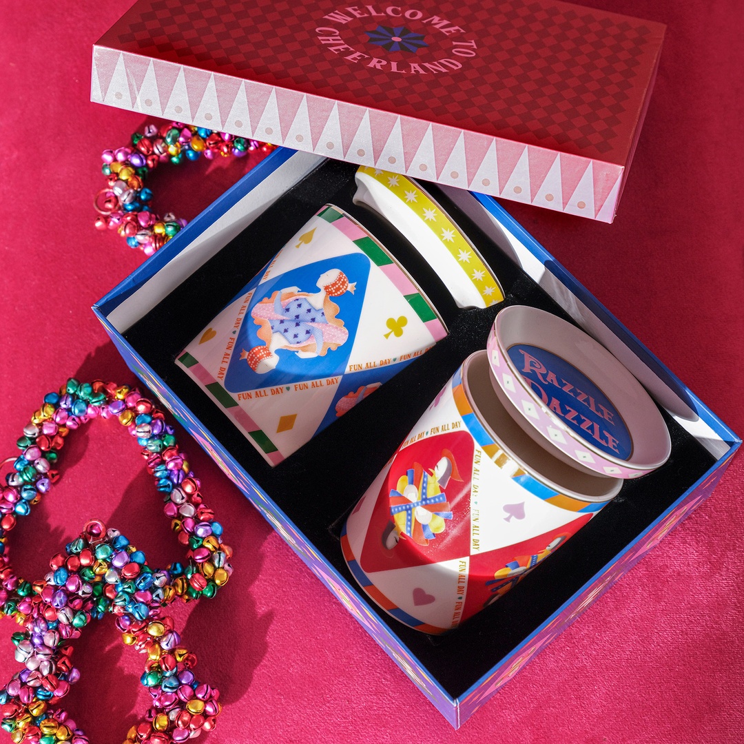 Luohu Porselen Kupa 290 Ml Renkli