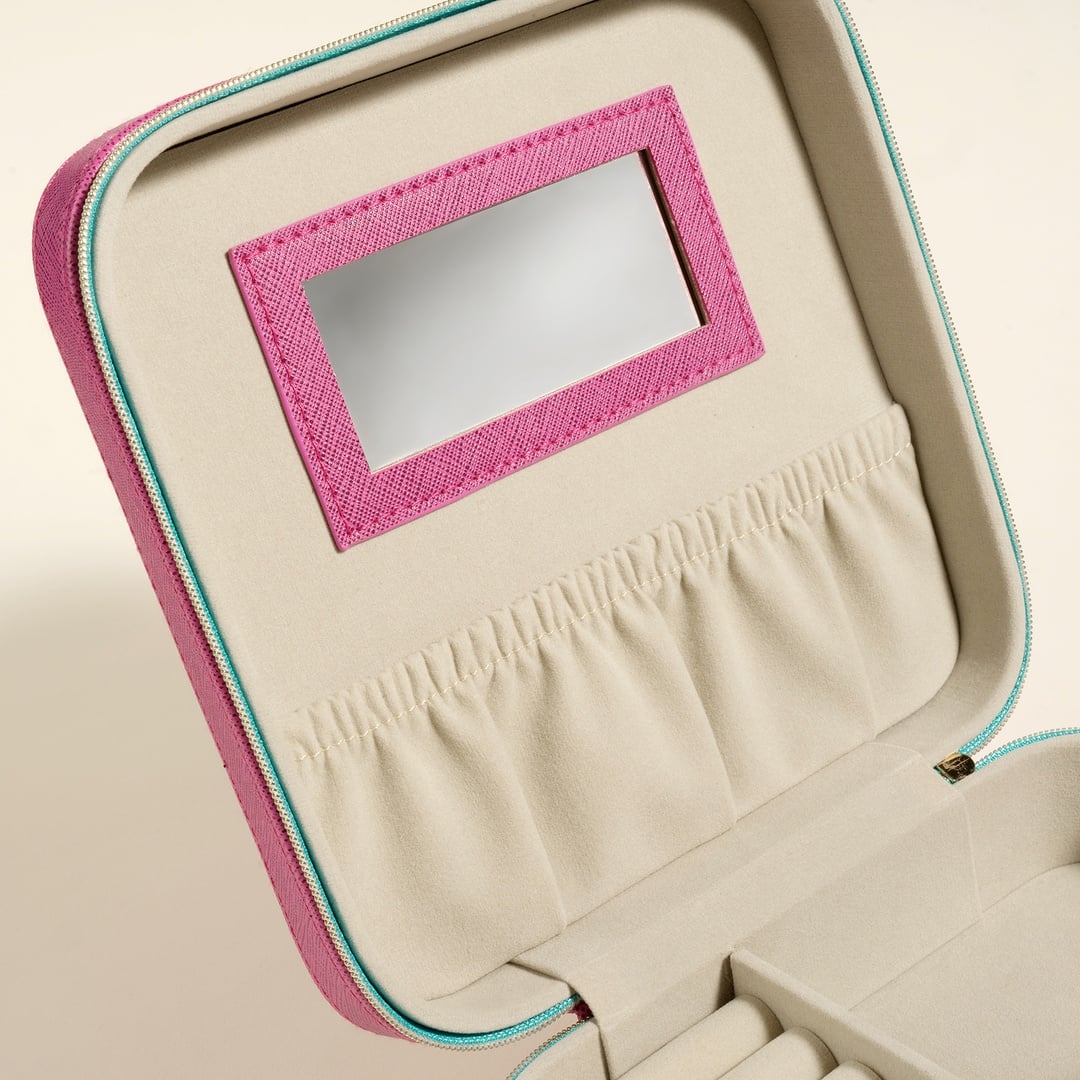 Meılın Pvc Takı Kutusu 18.5 X 18.5 X 6.2 Cm Kırmızı - Pembe