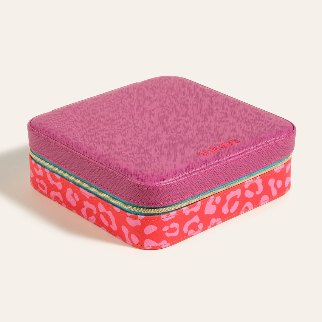 Meılın Pvc Takı Kutusu 18.5 X 18.5 X 6.2 Cm Kırmızı - Pembe