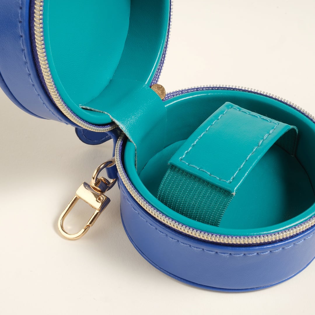 Meılın Pvc Airpods Kılıfı 8x8x5.5 Cm Koyu Mavi