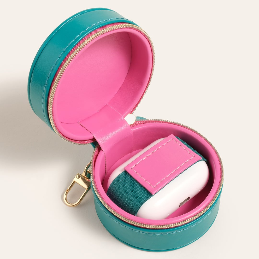 Meılın Pvc Airpods Kılıfı 8x8x5.5 Cm Koyu Yeşil