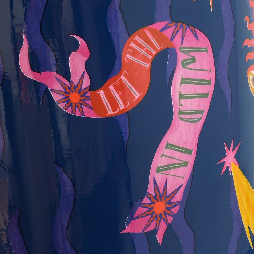 Tanbu Porselen Tabure 31x31x44 Cm Koyu Mavi