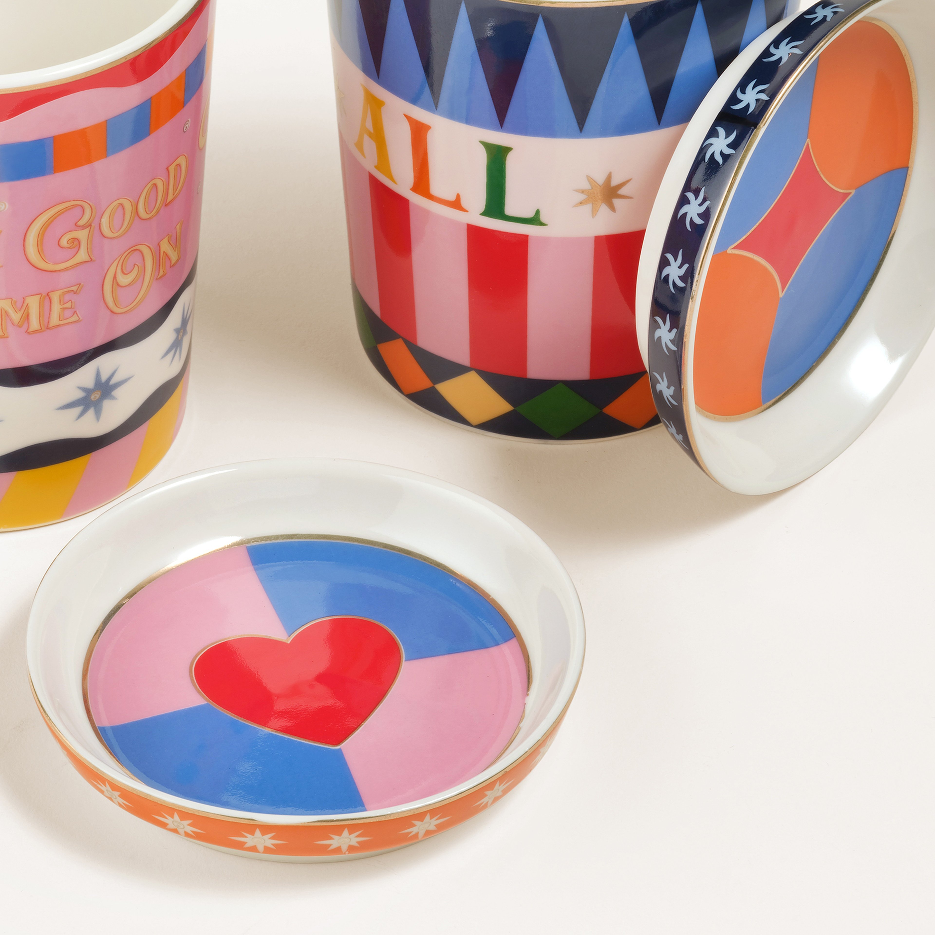 Luohu Porselen Kupa 290 Ml Renkli