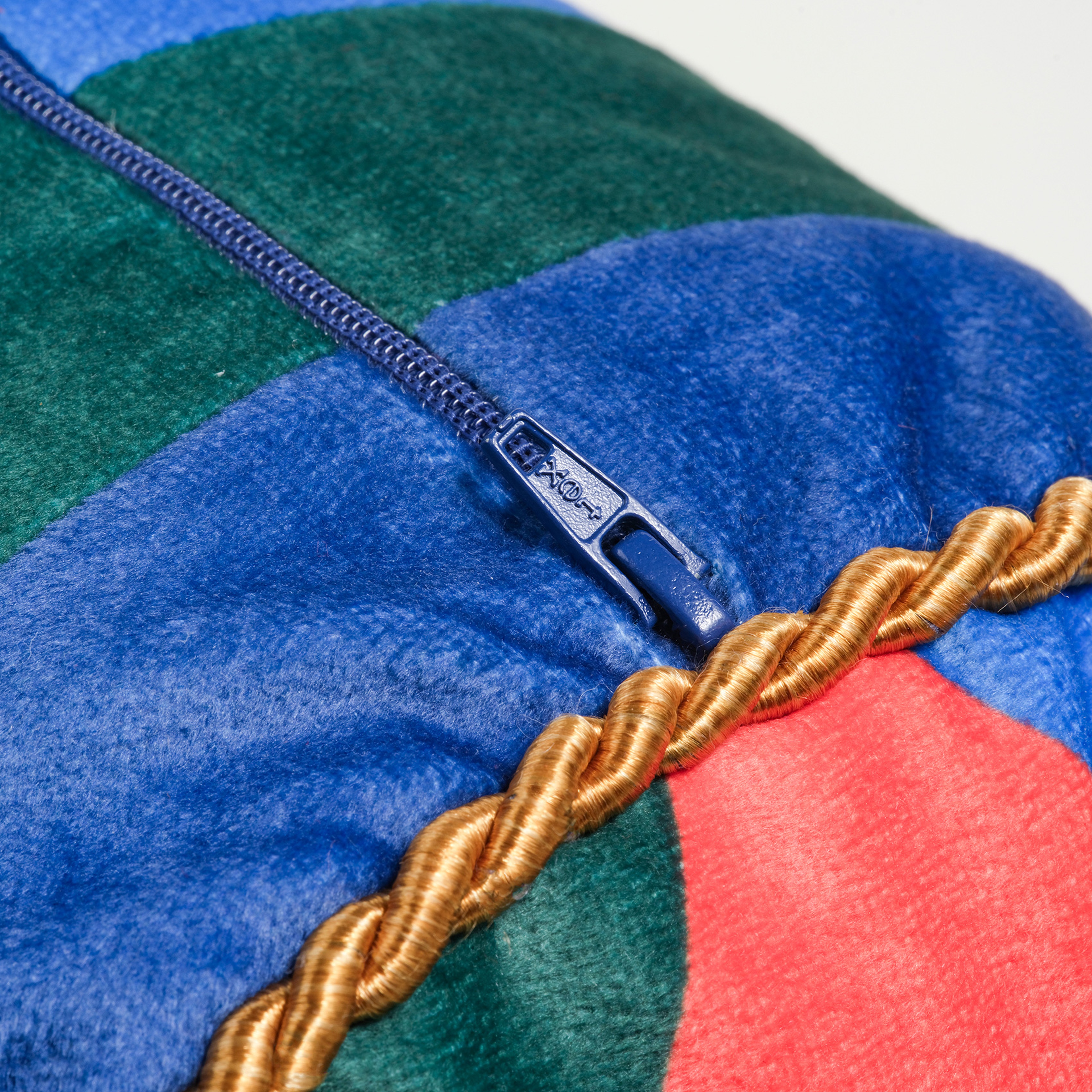 Hansı Dijital Baskılı Dolgulu Kırlent 17x47 Cm Yeşil - Mavi