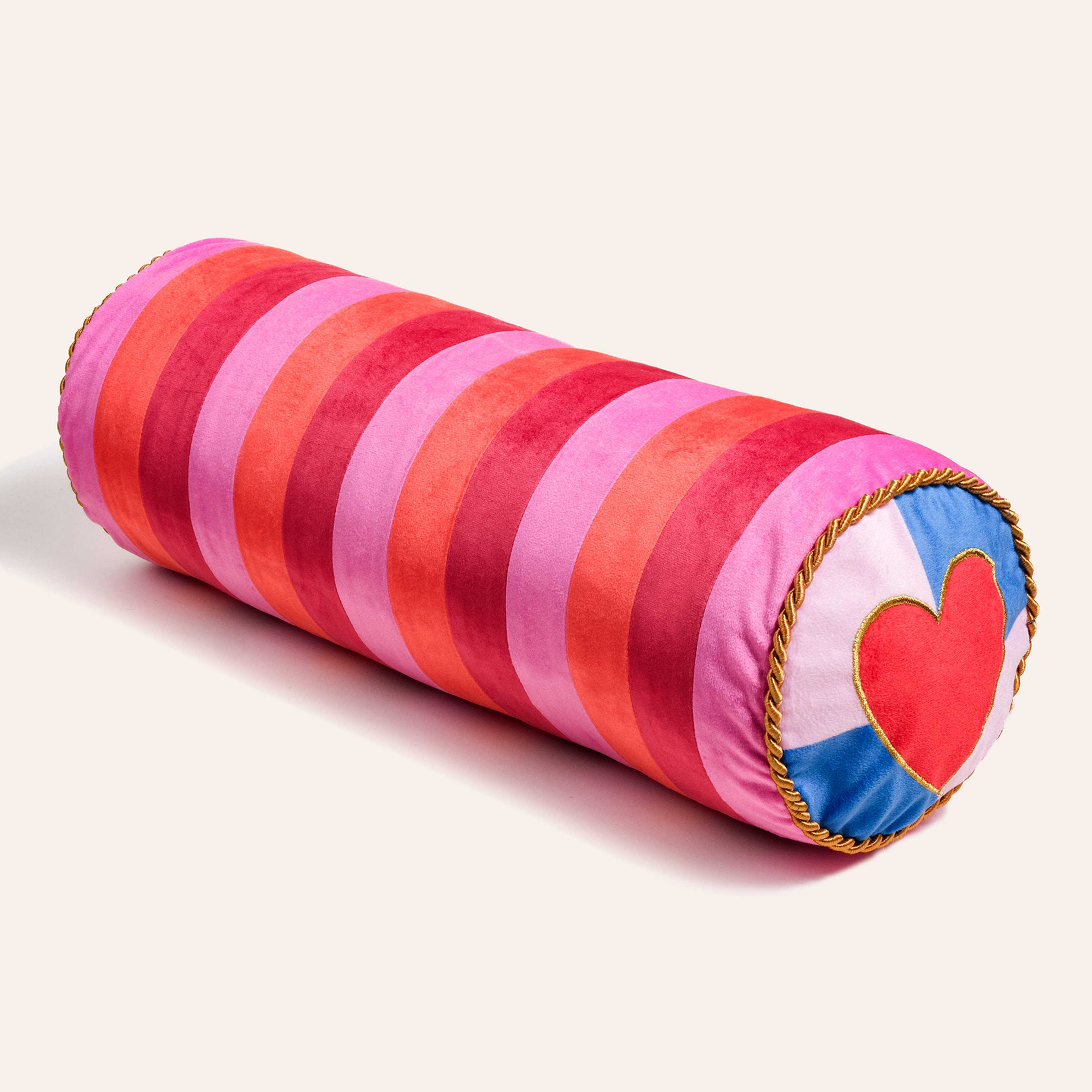 Hansı Dijital Baskılı Dolgulu Kırlent 17x47 Cm Kırmızı - Pembe