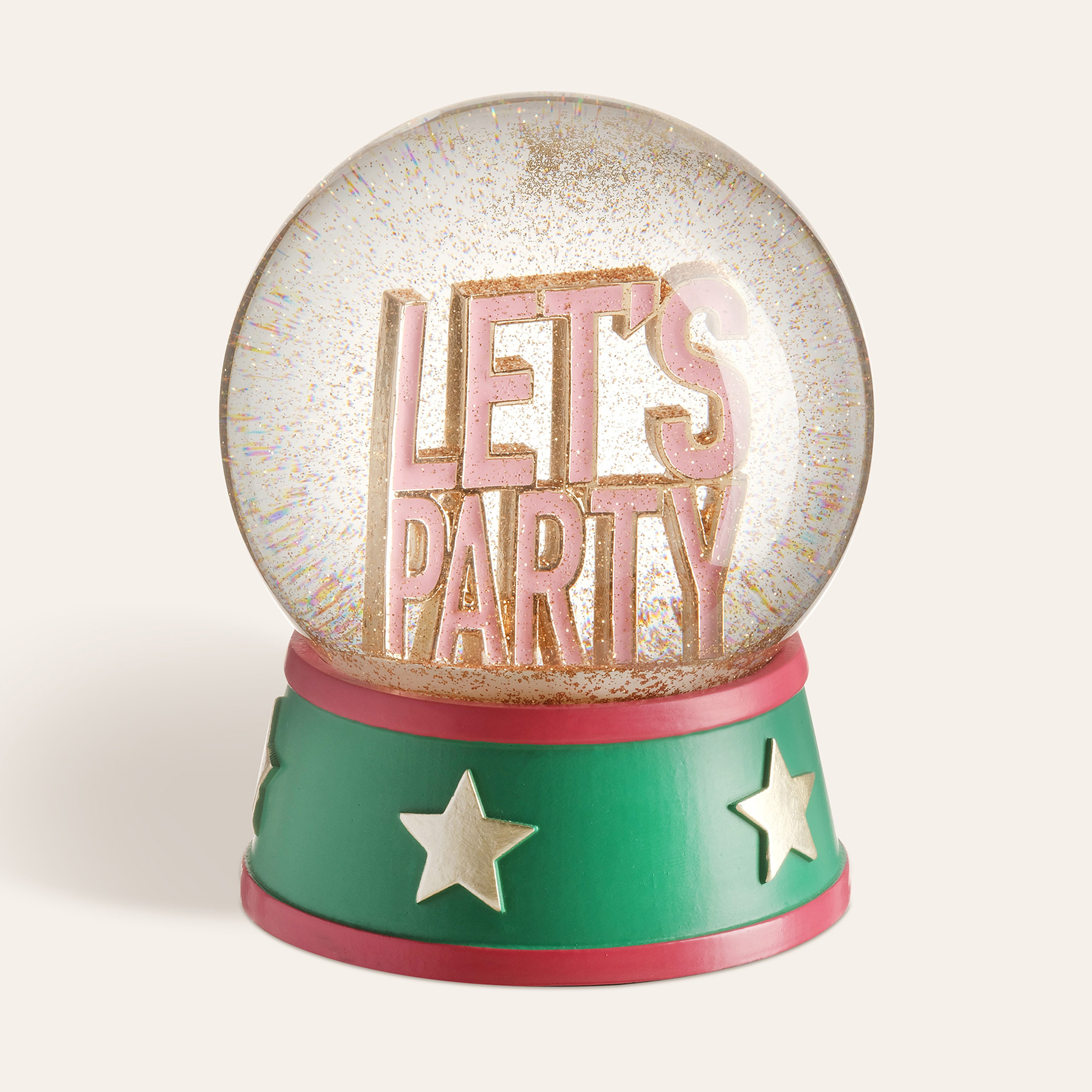 Meılın Cam Kar Küresi 10x10x13 Cm Yeşil