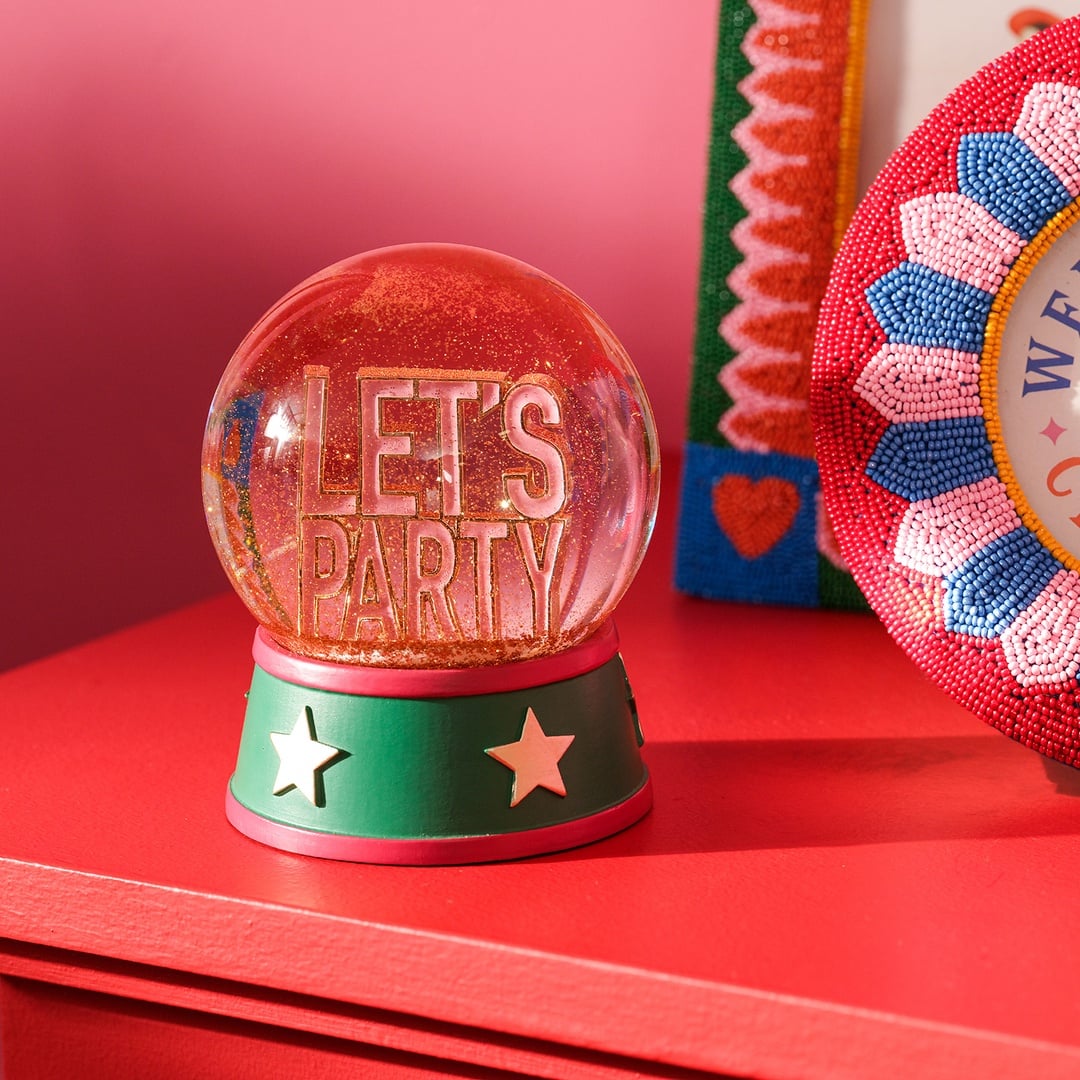 Meılın Cam Kar Küresi 10x10x13 Cm Yeşil