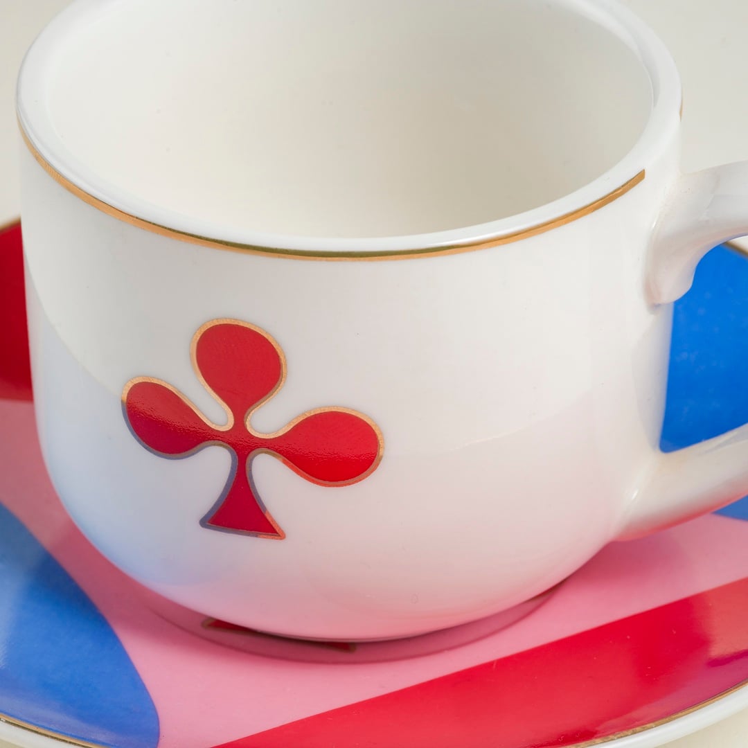 Luohu Porselen Kahve Seti 90 Ml Renkli