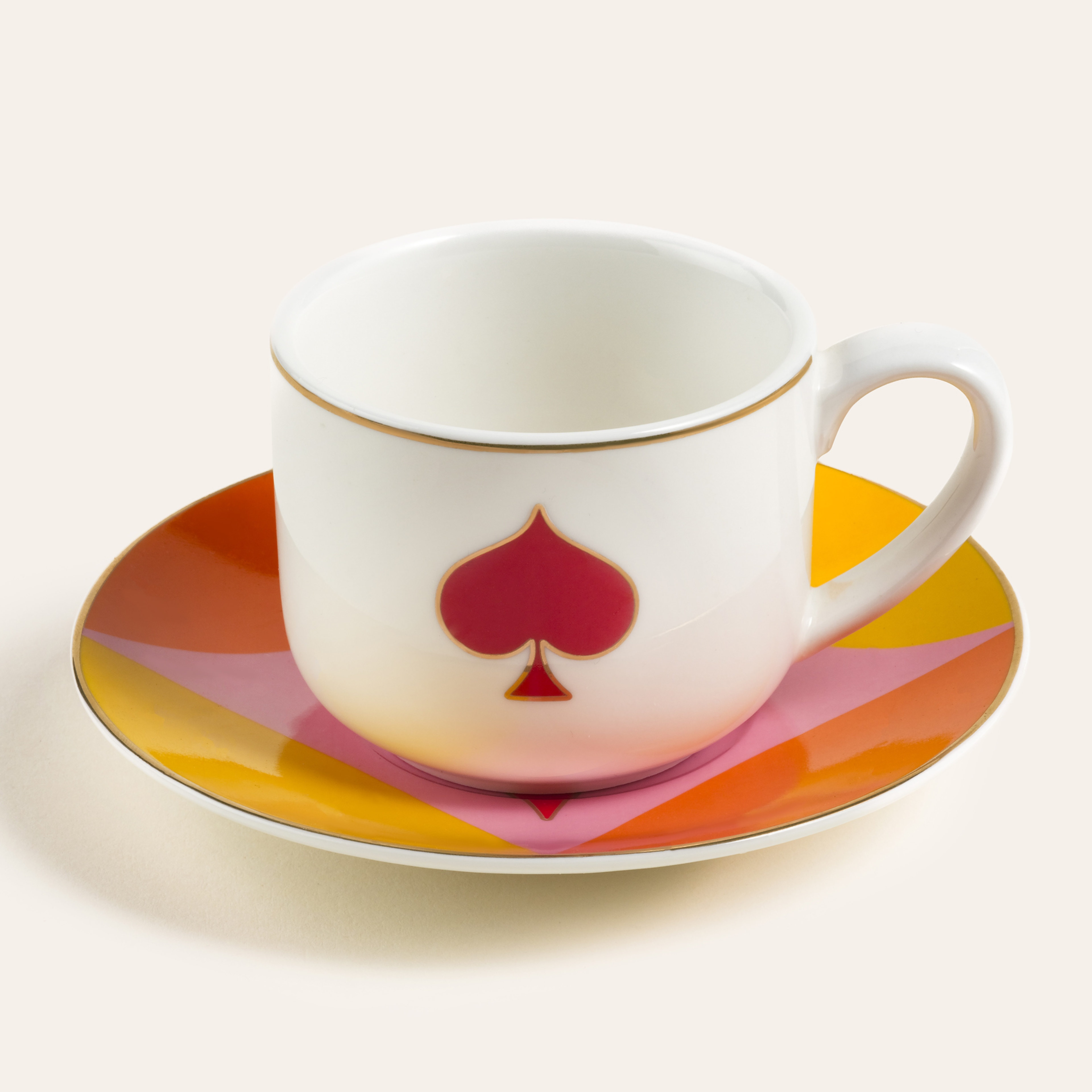 Luohu Porselen Kahve Seti 90 Ml Renkli