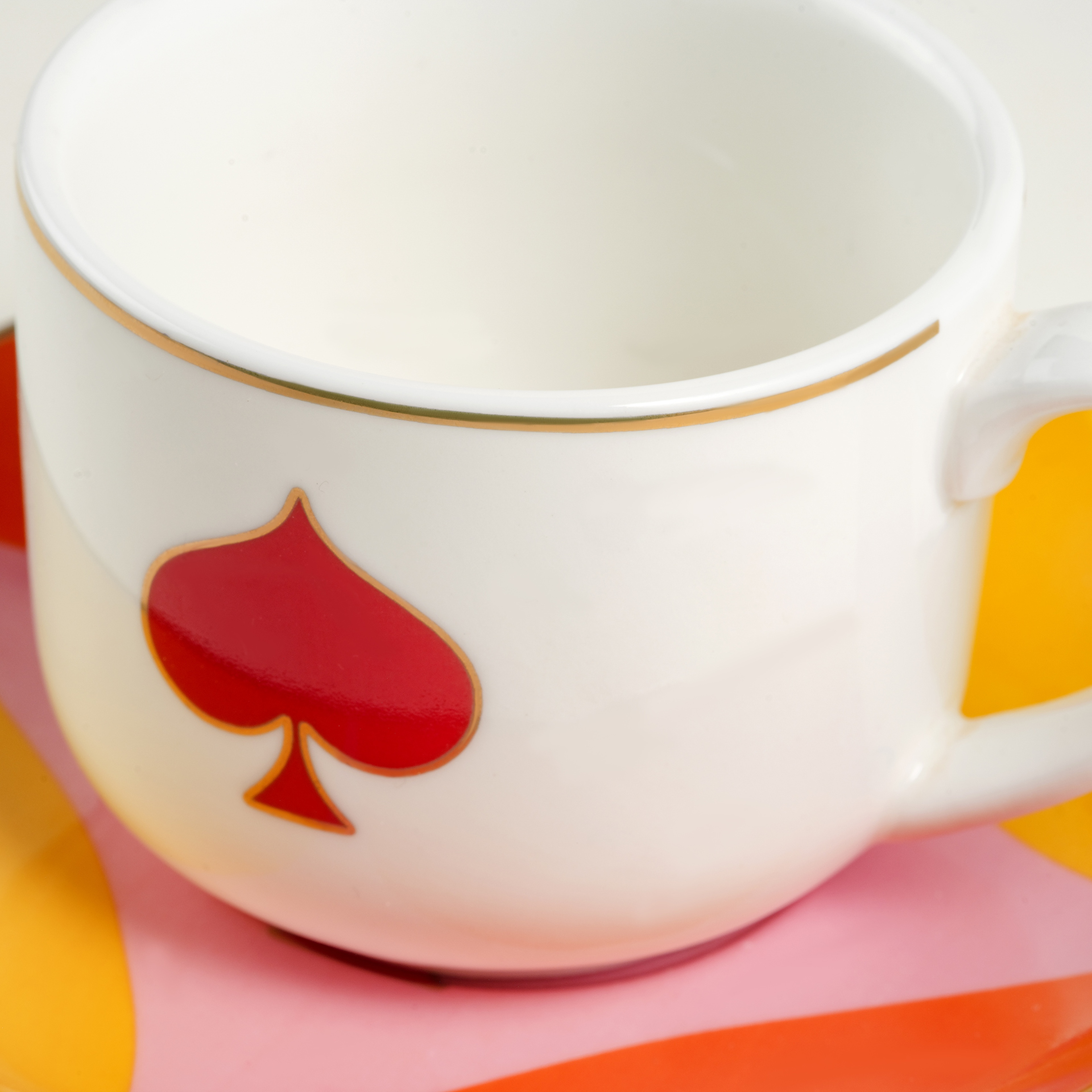 Luohu Porselen Kahve Seti 90 Ml Renkli