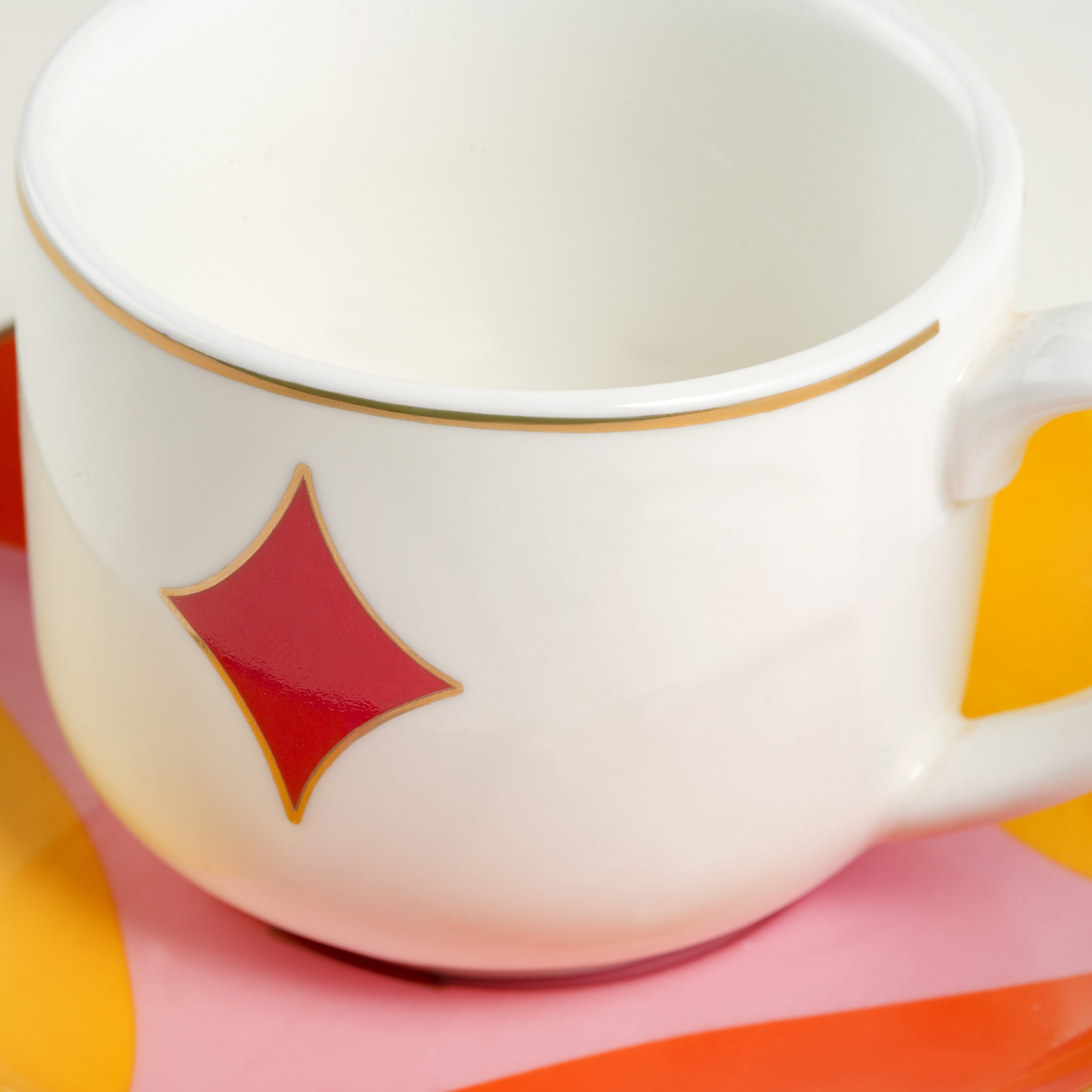 Luohu Porselen Kahve Seti 90 Ml Renkli