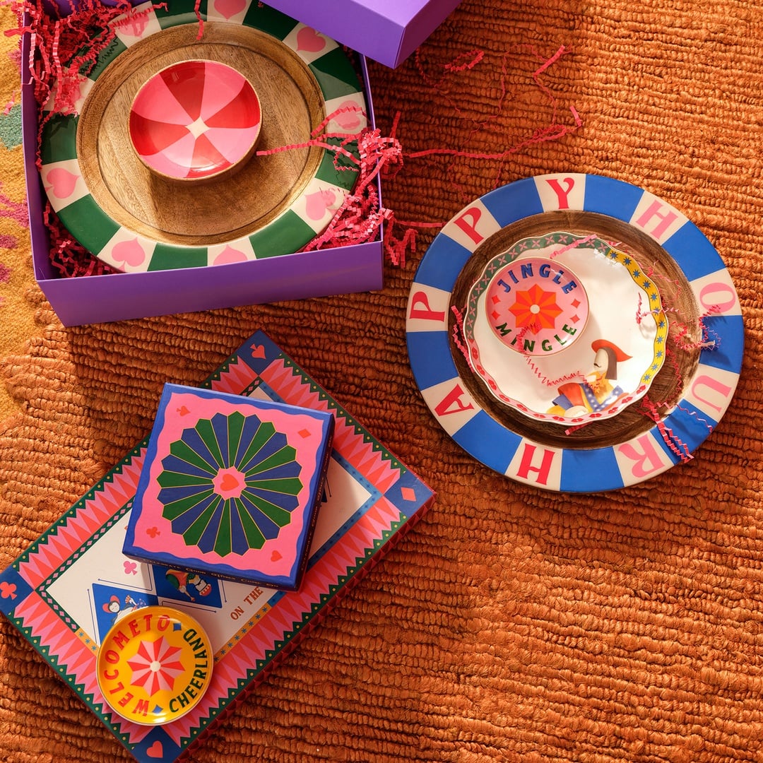 Luohu Porselen Tabak 10x10x1 Cm Sarı