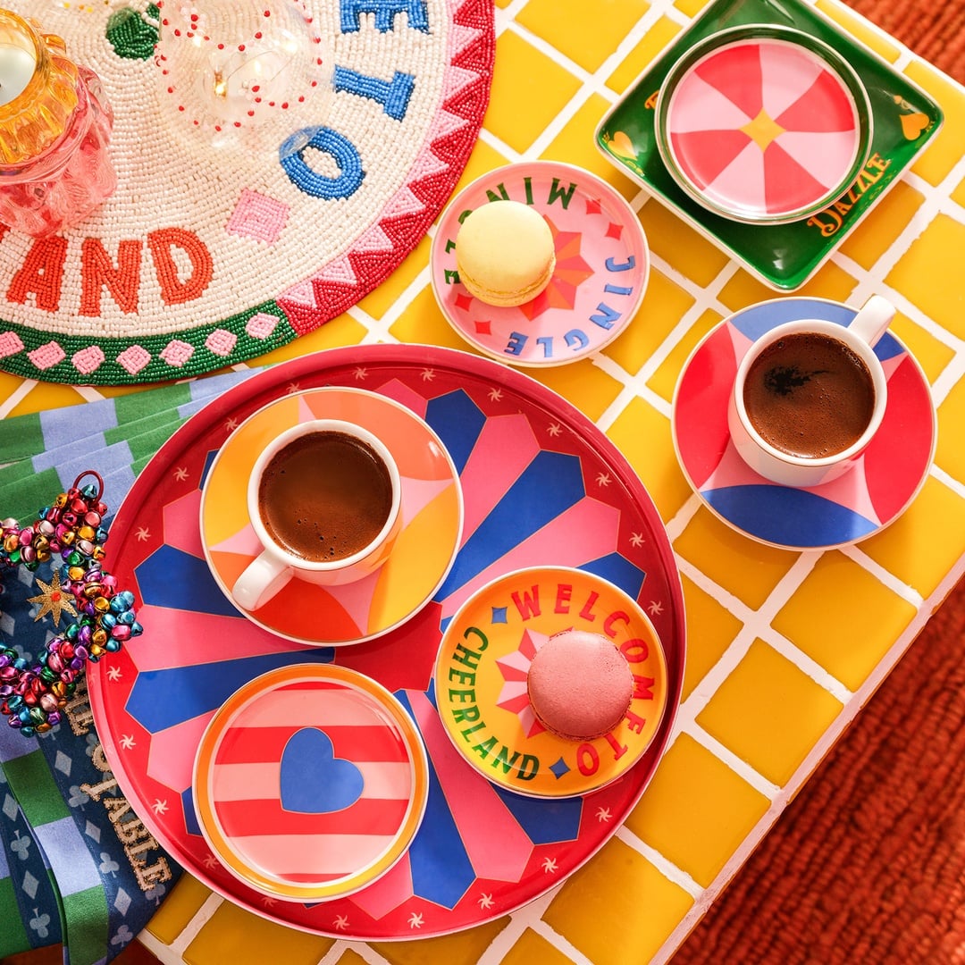 Luohu Porselen Tabak 10x10x1 Cm Sarı