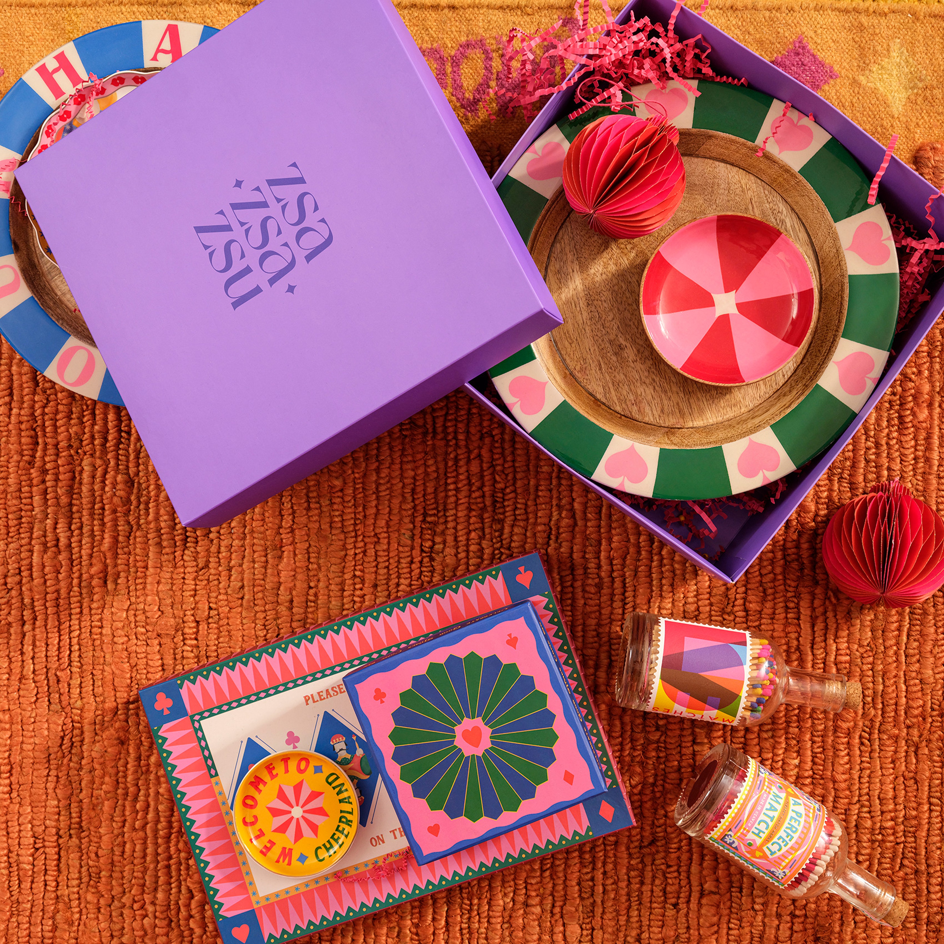 Luohu Porselen Tabak 10x10x1 Cm Pembe