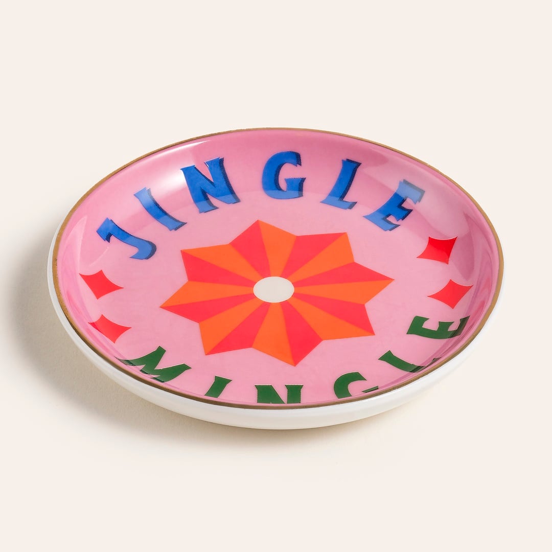 Luohu Porselen Tabak 10x10x1 Cm Pembe