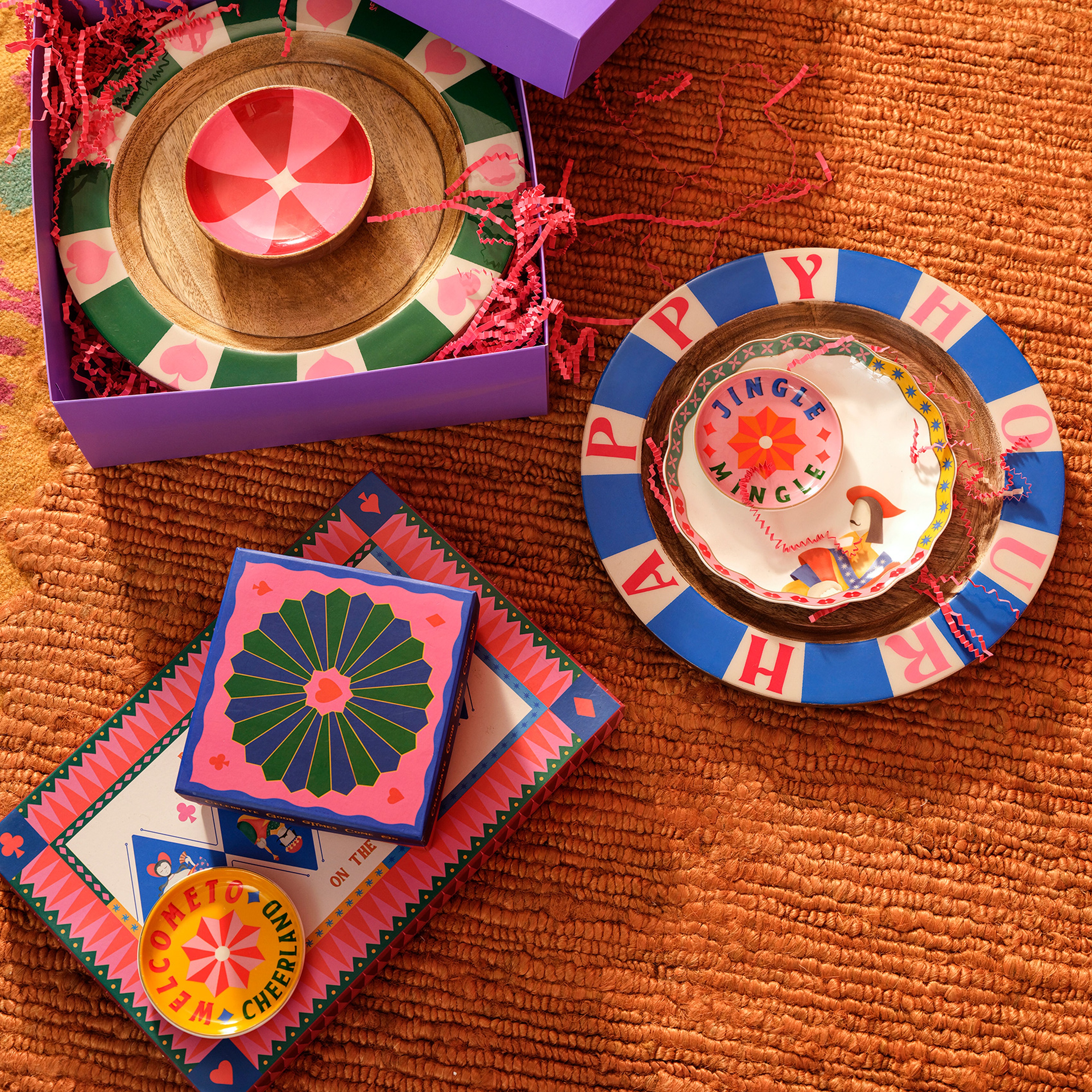 Luohu Porselen Tabak 10x10x1 Cm Pembe