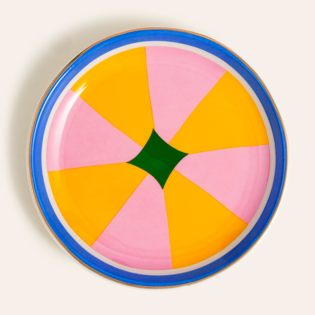 Luohu Porselen Tabak 10x10x1 Cm Renkli