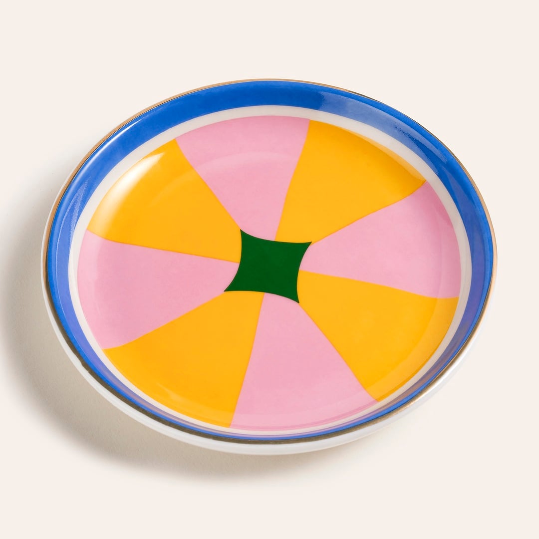 Luohu Porselen Tabak 10x10x1 Cm Renkli