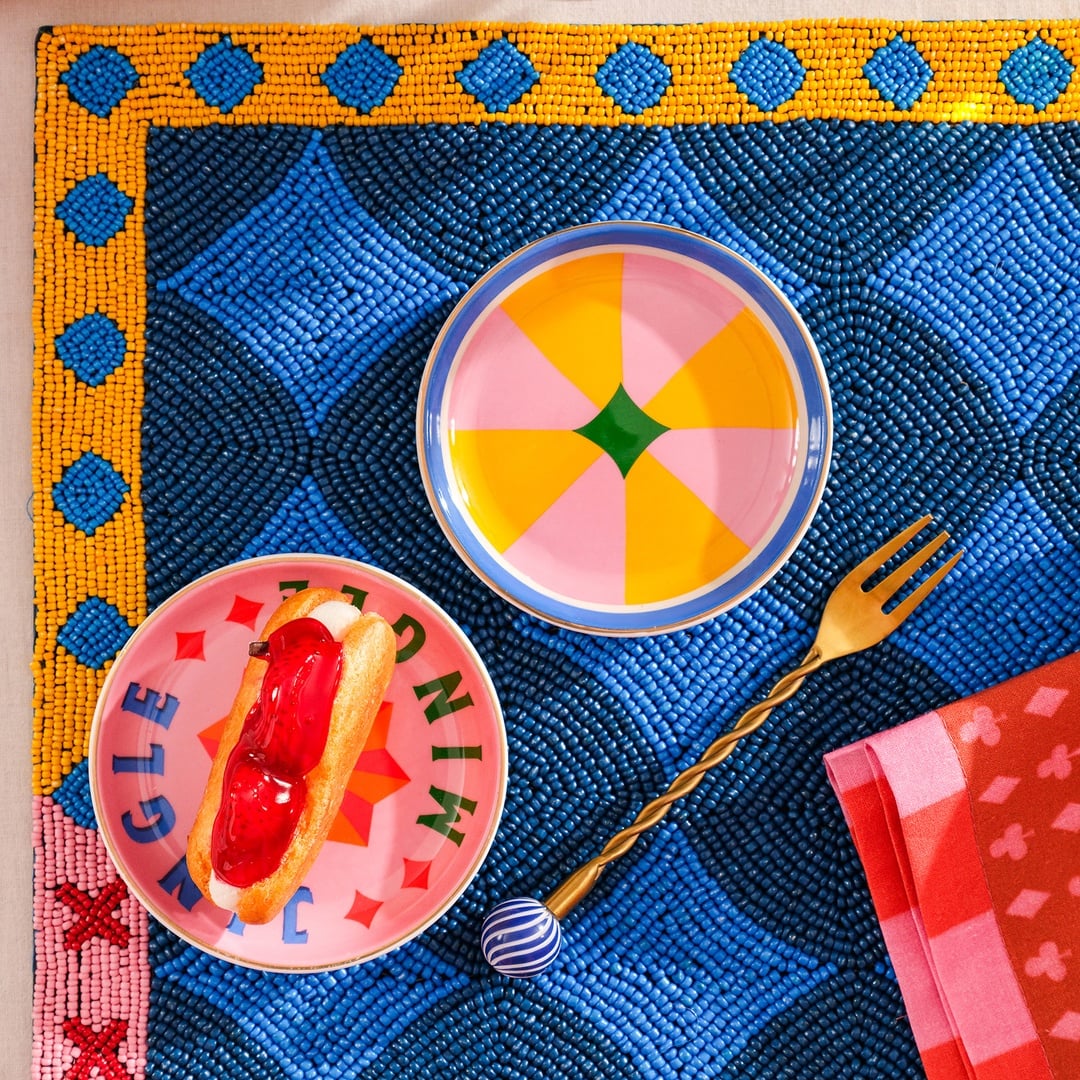 Luohu Porselen Tabak 10x10x1 Cm Renkli