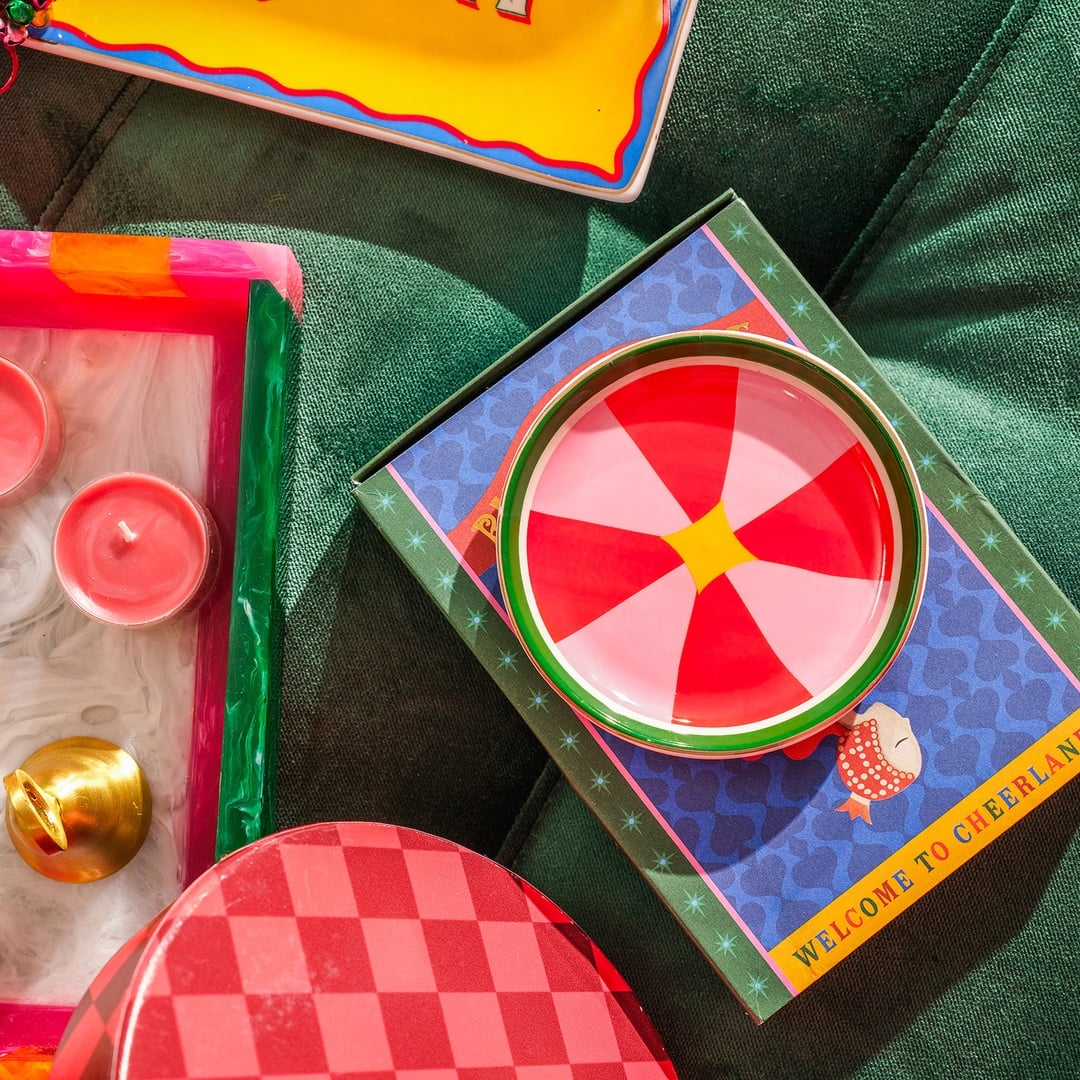 Luohu Porselen Tabak 10x10x1 Cm Renkli